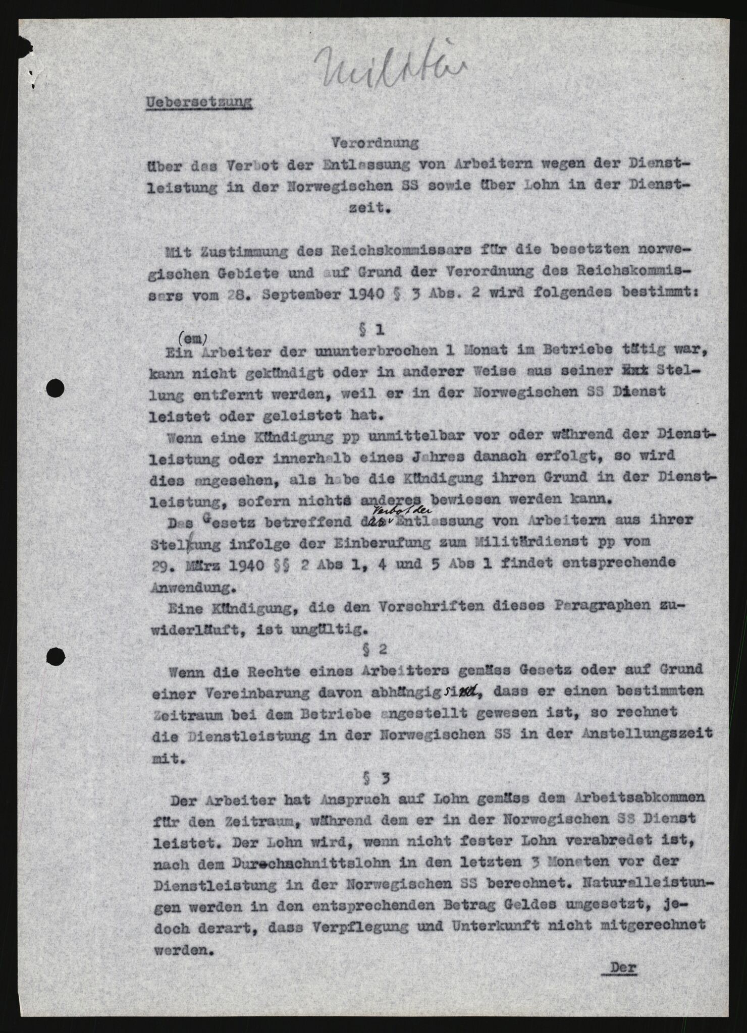 Forsvarets Overkommando. 2 kontor. Arkiv 11.4. Spredte tyske arkivsaker, AV/RA-RAFA-7031/D/Dar/Darb/L0013: Reichskommissariat - Hauptabteilung Vervaltung, 1917-1942, p. 1297