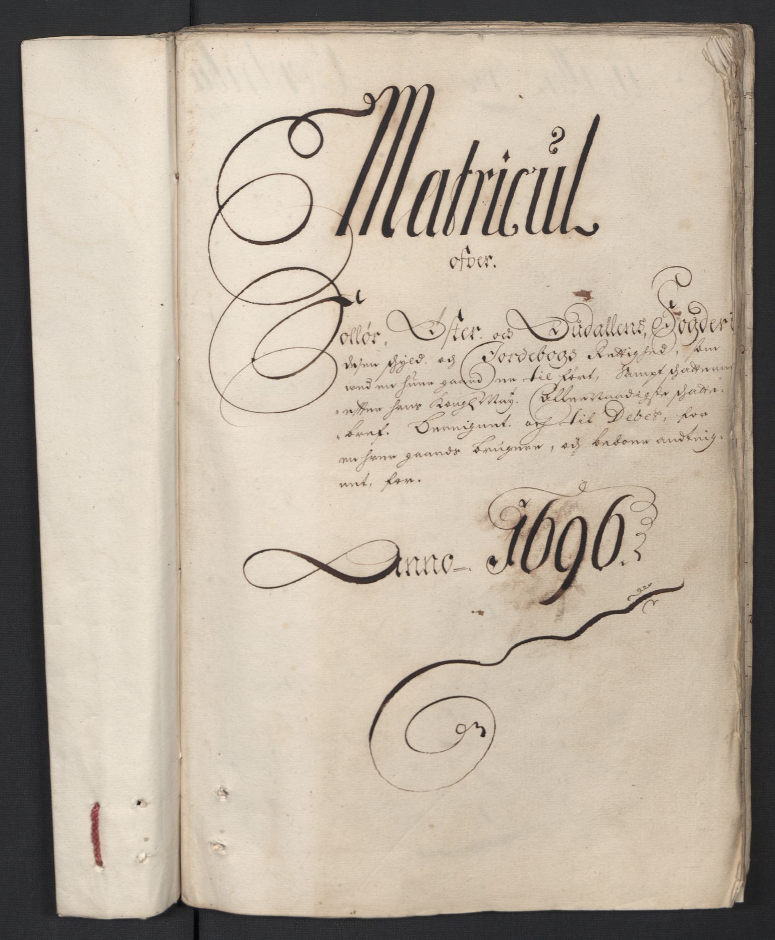 Rentekammeret inntil 1814, Reviderte regnskaper, Fogderegnskap, AV/RA-EA-4092/R13/L0834: Fogderegnskap Solør, Odal og Østerdal, 1696, p. 89