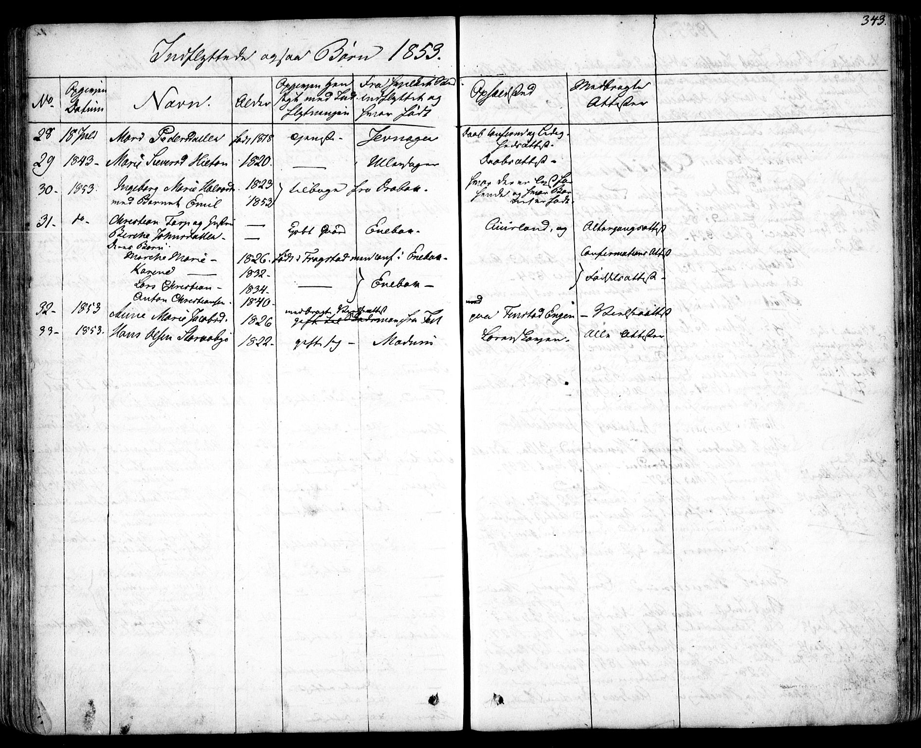 Skedsmo prestekontor Kirkebøker, AV/SAO-A-10033a/F/Fa/L0009: Parish register (official) no. I 9, 1830-1853, p. 343