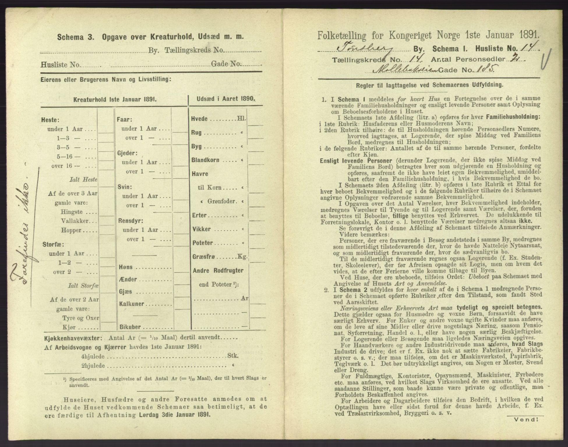 RA, 1891 census for 0705 Tønsberg, 1891, p. 544
