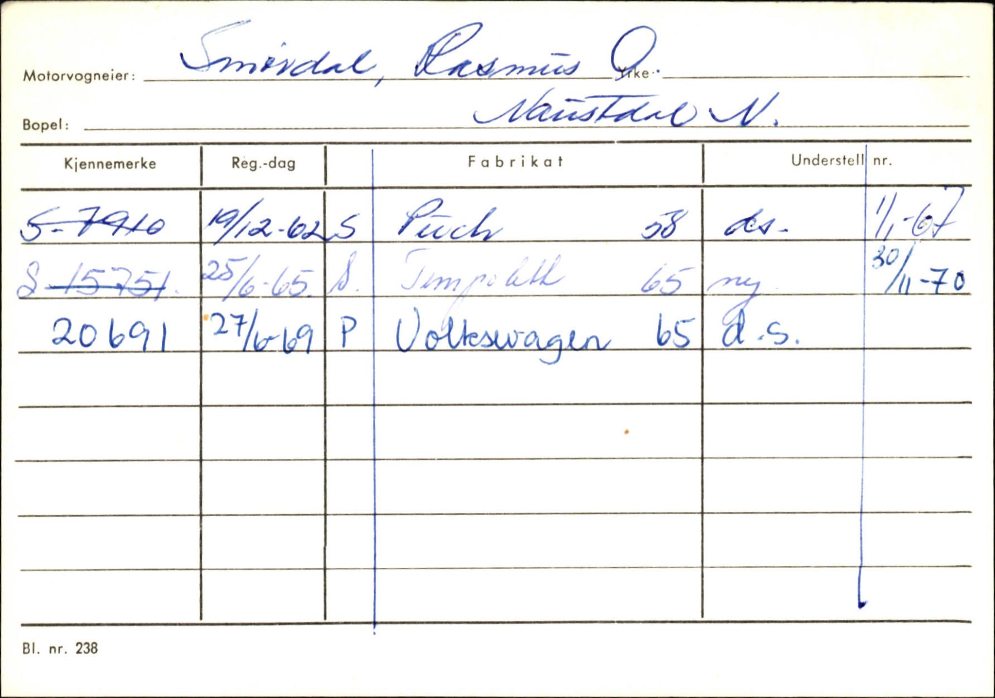 Statens vegvesen, Sogn og Fjordane vegkontor, AV/SAB-A-5301/4/F/L0129: Eigarregistrer Eid A-S, 1945-1975, p. 2525