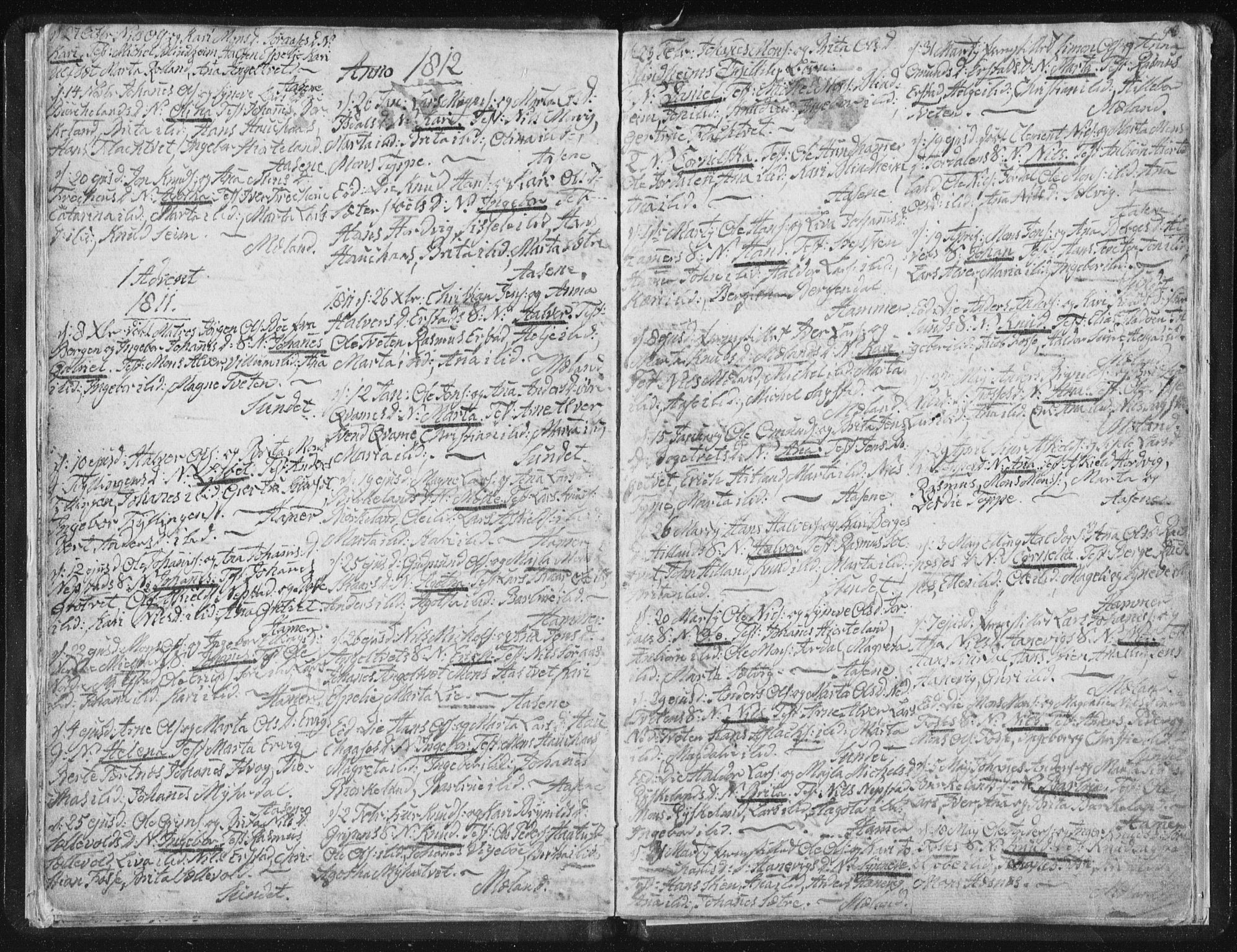 Hamre sokneprestembete, AV/SAB-A-75501/H/Ha/Haa/Haaa/L0009: Parish register (official) no. A 9, 1805-1815, p. 30