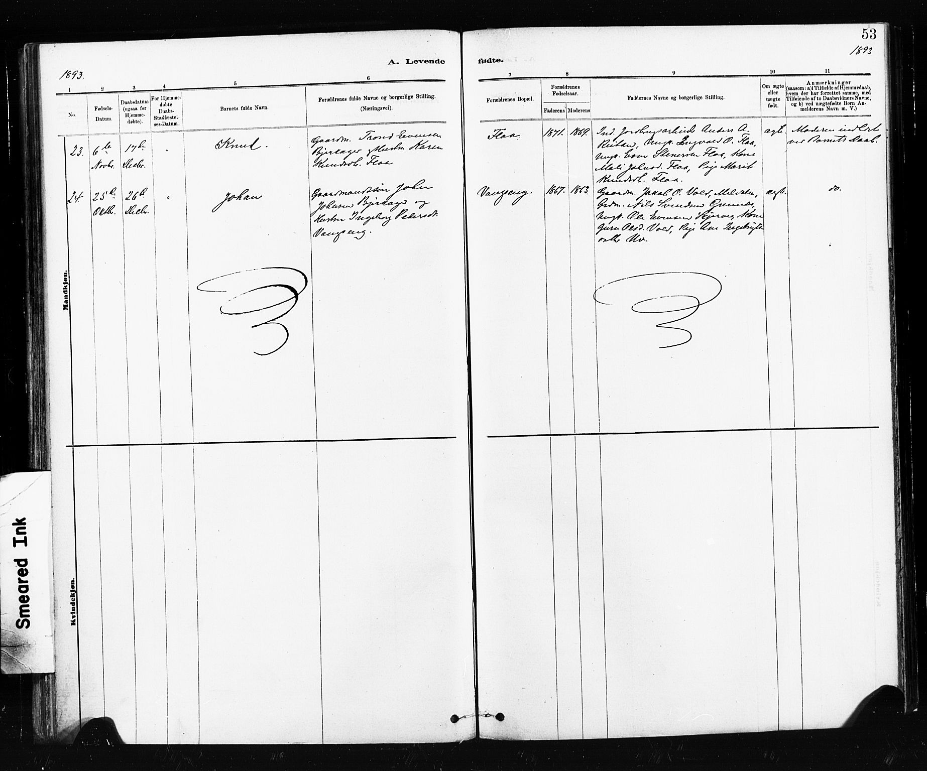 Ministerialprotokoller, klokkerbøker og fødselsregistre - Sør-Trøndelag, AV/SAT-A-1456/674/L0871: Parish register (official) no. 674A03, 1880-1896, p. 53