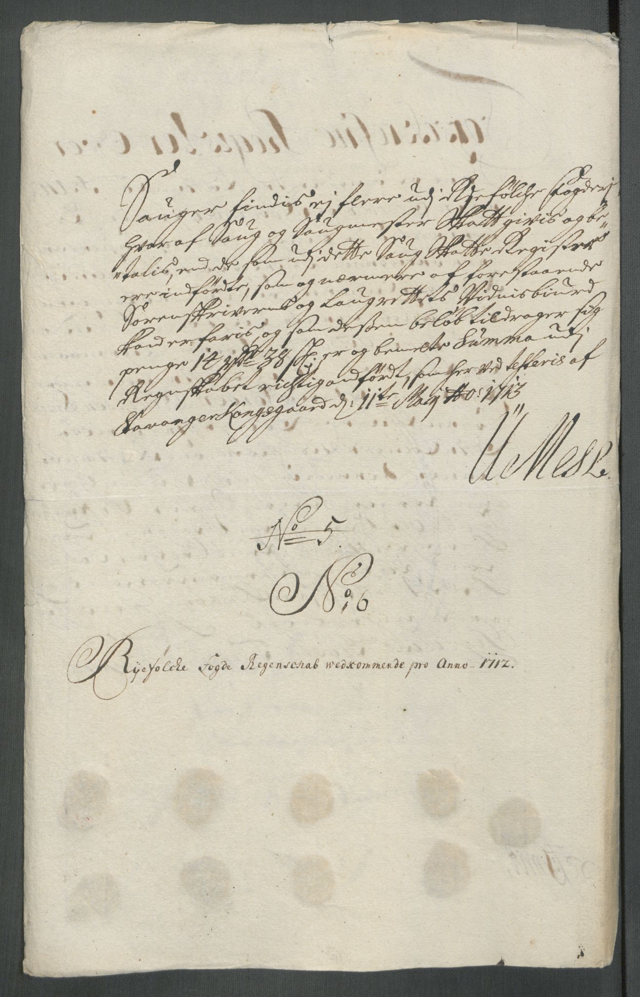 Rentekammeret inntil 1814, Reviderte regnskaper, Fogderegnskap, RA/EA-4092/R47/L2865: Fogderegnskap Ryfylke, 1712, p. 89