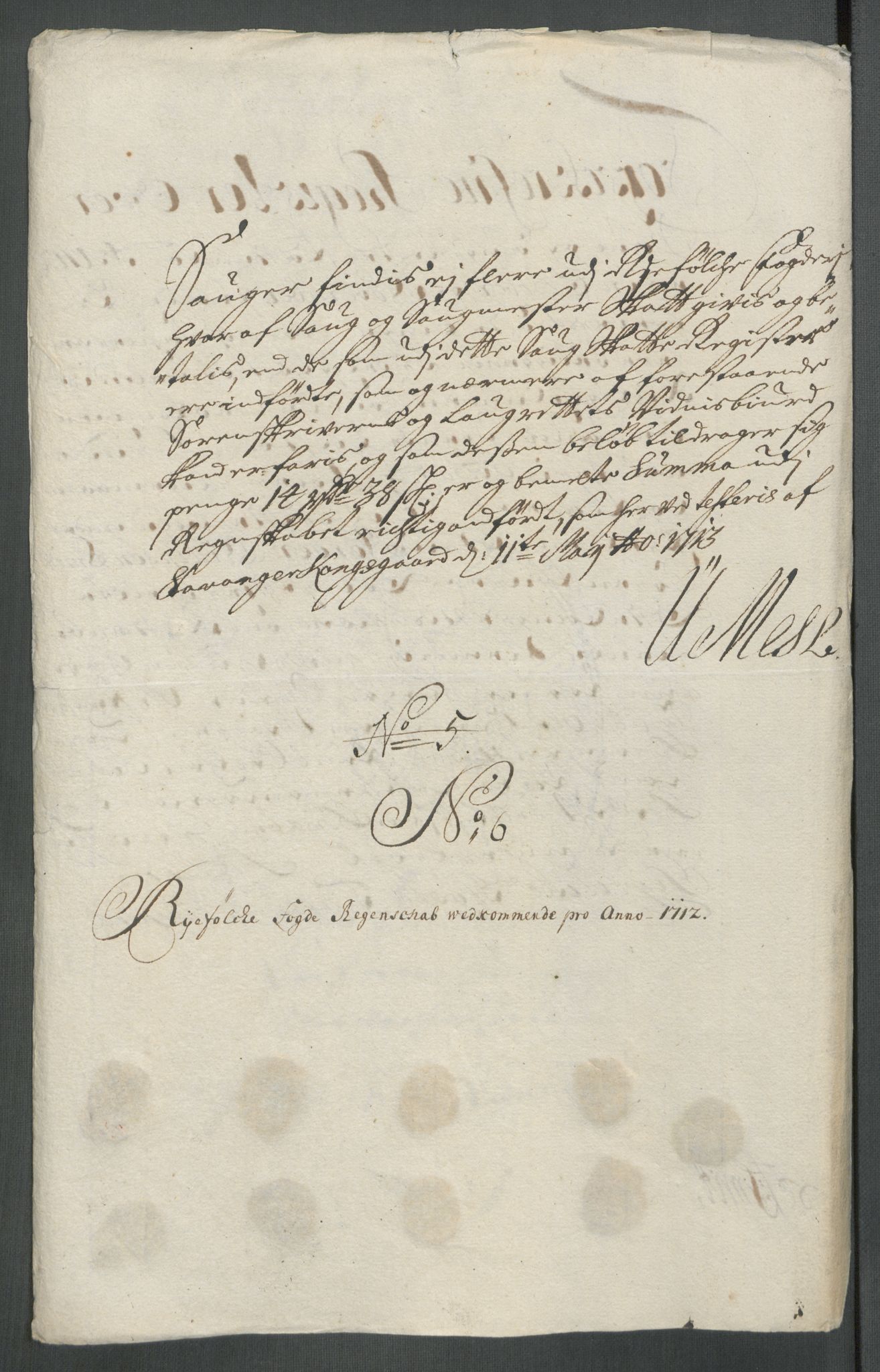 Rentekammeret inntil 1814, Reviderte regnskaper, Fogderegnskap, AV/RA-EA-4092/R47/L2865: Fogderegnskap Ryfylke, 1712, p. 89