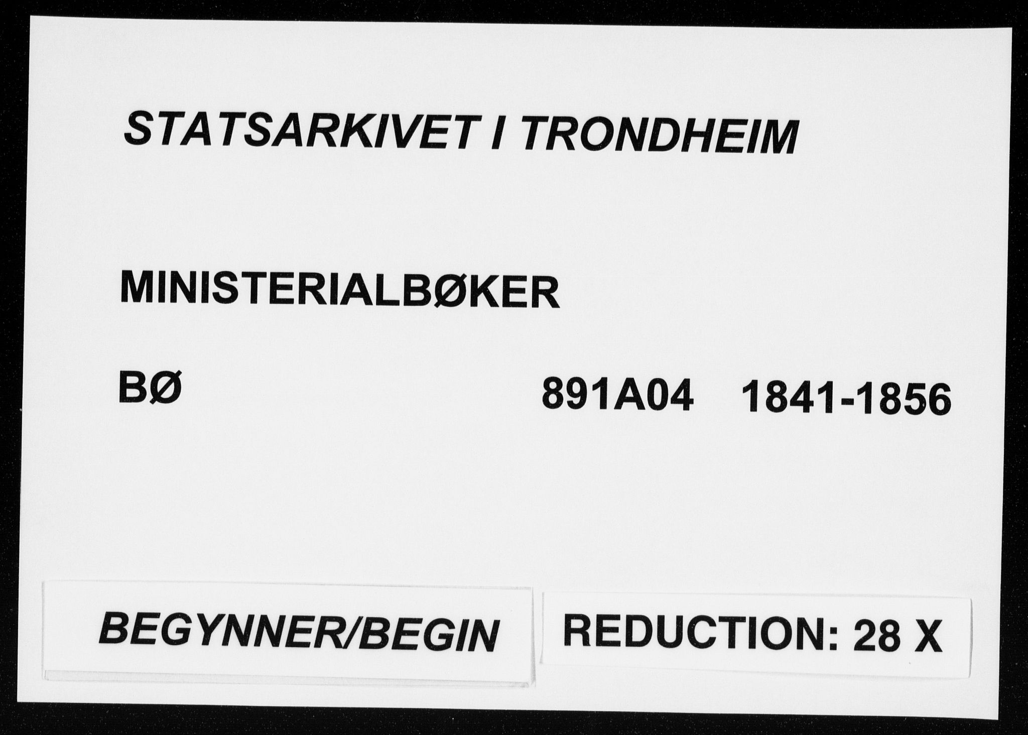 Ministerialprotokoller, klokkerbøker og fødselsregistre - Nordland, SAT/A-1459/891/L1299: Parish register (official) no. 891A04, 1841-1856