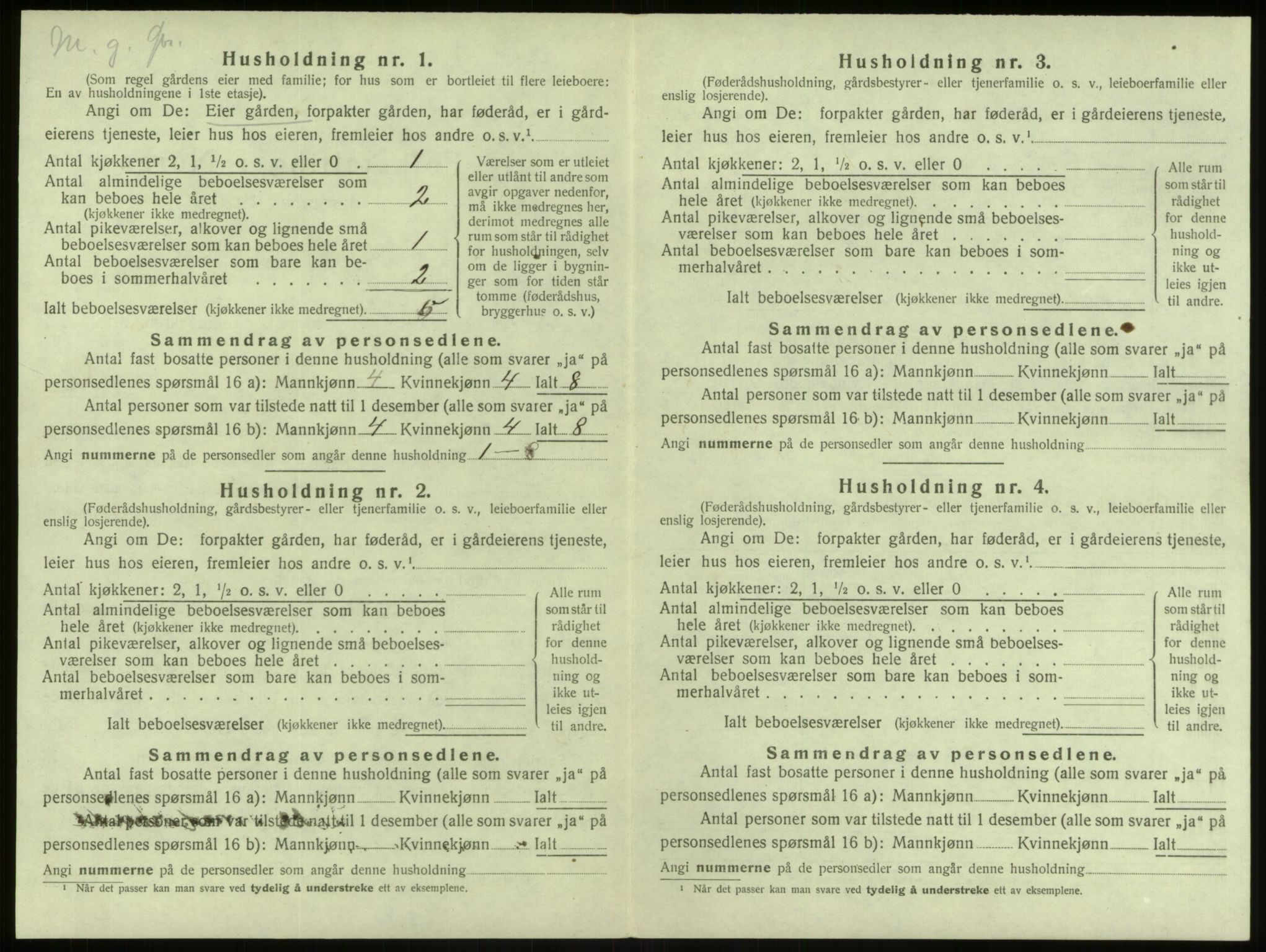 SAB, 1920 census for Alversund, 1920, p. 557