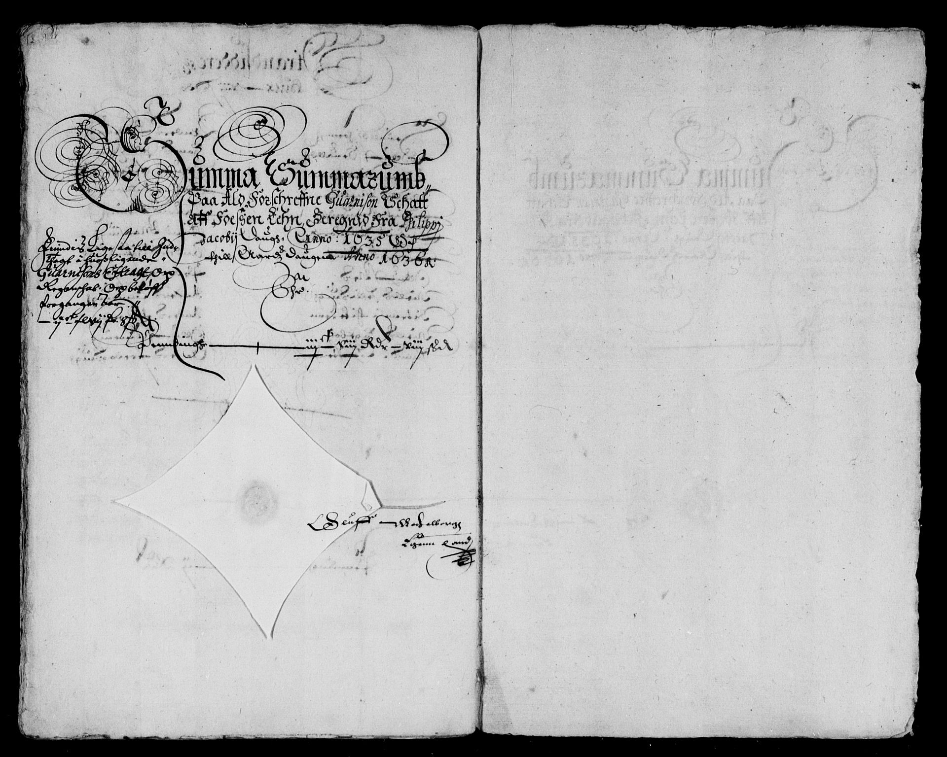 Rentekammeret inntil 1814, Reviderte regnskaper, Lensregnskaper, AV/RA-EA-5023/R/Rb/Rbw/L0058: Trondheim len, 1635-1637