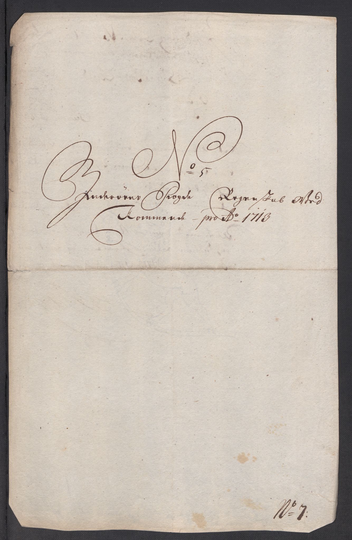 Rentekammeret inntil 1814, Reviderte regnskaper, Fogderegnskap, RA/EA-4092/R63/L4321: Fogderegnskap Inderøy, 1713, p. 147