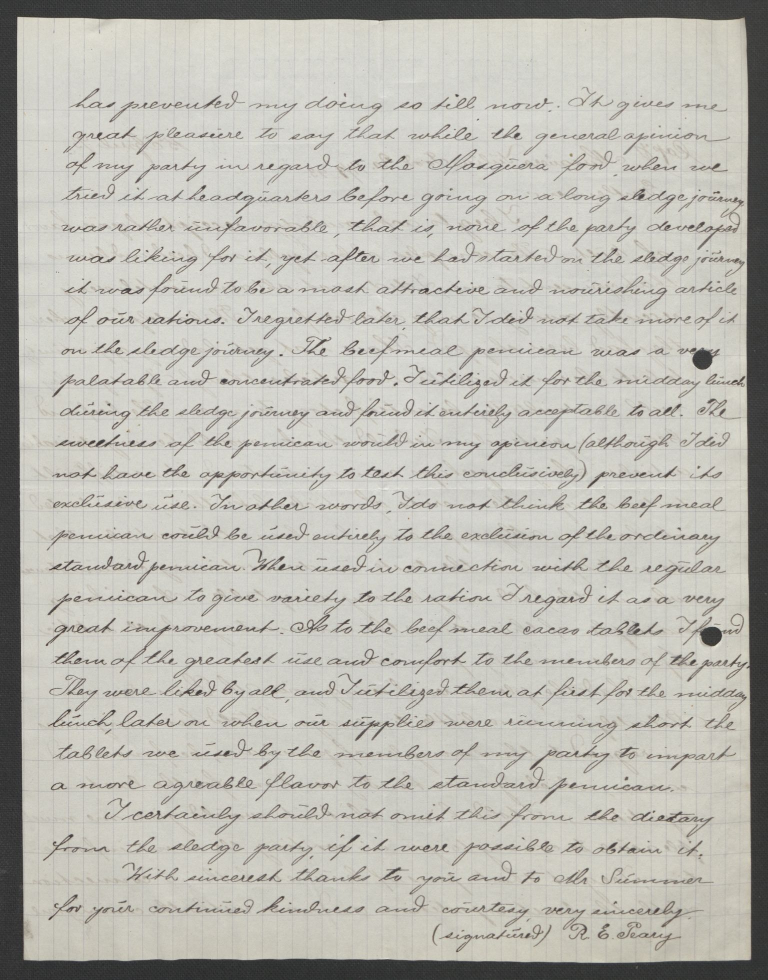 Arbeidskomitéen for Fridtjof Nansens polarekspedisjon, AV/RA-PA-0061/D/L0004: Innk. brev og telegrammer vedr. proviant og utrustning, 1892-1893, p. 814