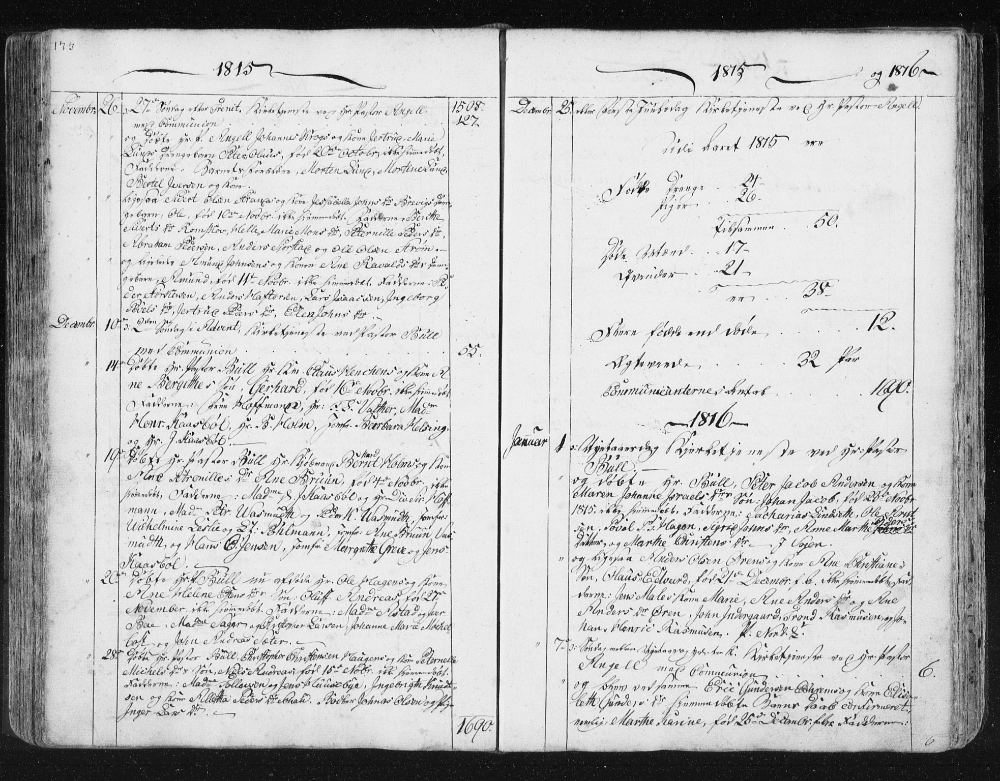Ministerialprotokoller, klokkerbøker og fødselsregistre - Møre og Romsdal, SAT/A-1454/572/L0841: Parish register (official) no. 572A04, 1784-1819, p. 173
