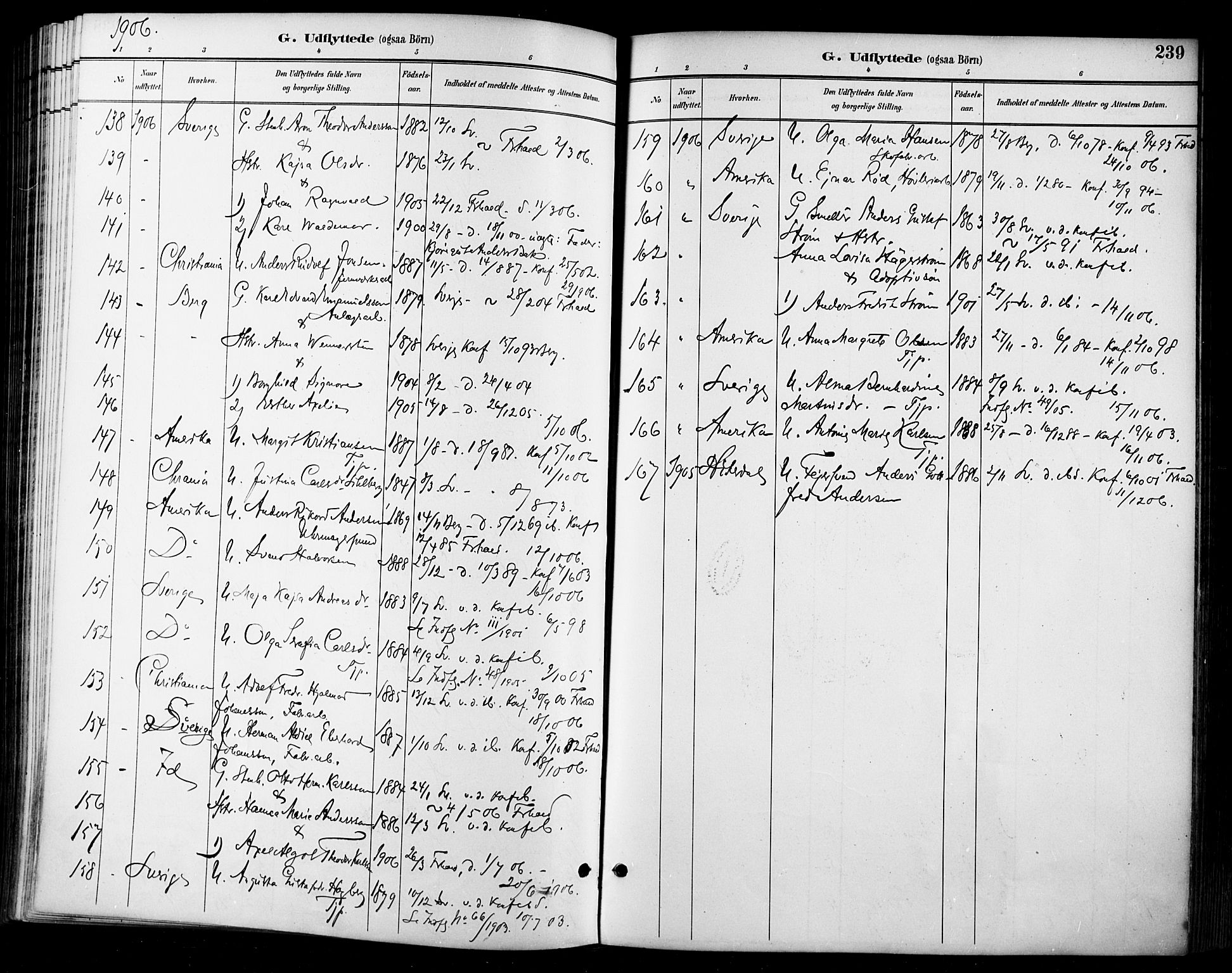 Halden prestekontor Kirkebøker, AV/SAO-A-10909/F/Fa/L0014: Parish register (official) no. I 14, 1890-1906, p. 239