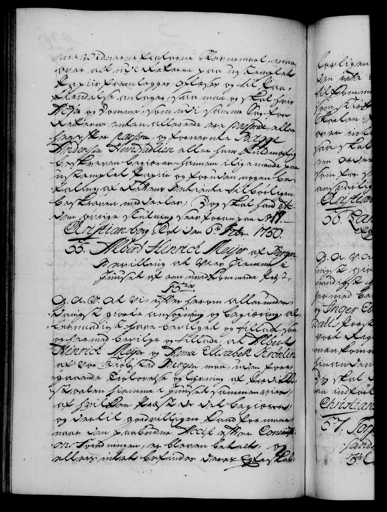 Danske Kanselli 1572-1799, AV/RA-EA-3023/F/Fc/Fca/Fcaa/L0036: Norske registre, 1749-1750, p. 426b