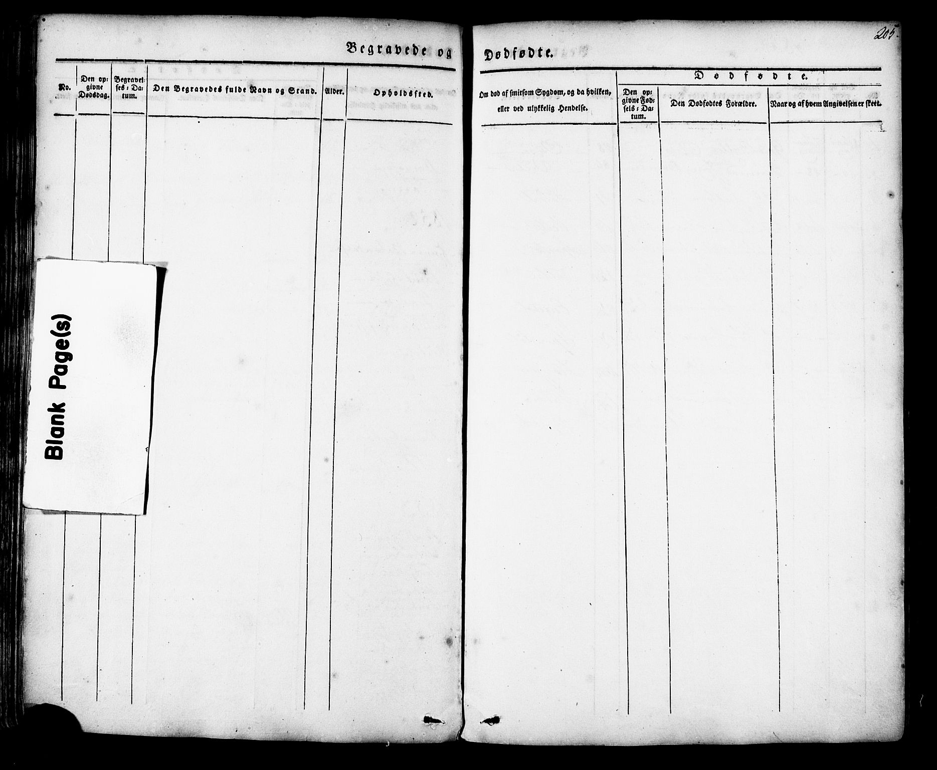 Ministerialprotokoller, klokkerbøker og fødselsregistre - Møre og Romsdal, AV/SAT-A-1454/513/L0174: Parish register (official) no. 513A01, 1831-1855, p. 205