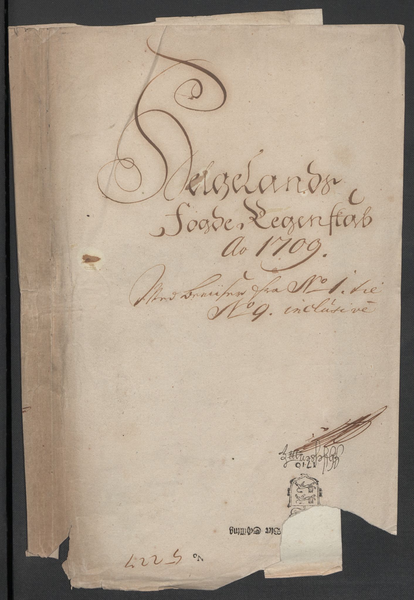Rentekammeret inntil 1814, Reviderte regnskaper, Fogderegnskap, RA/EA-4092/R65/L4510: Fogderegnskap Helgeland, 1708-1709, p. 133