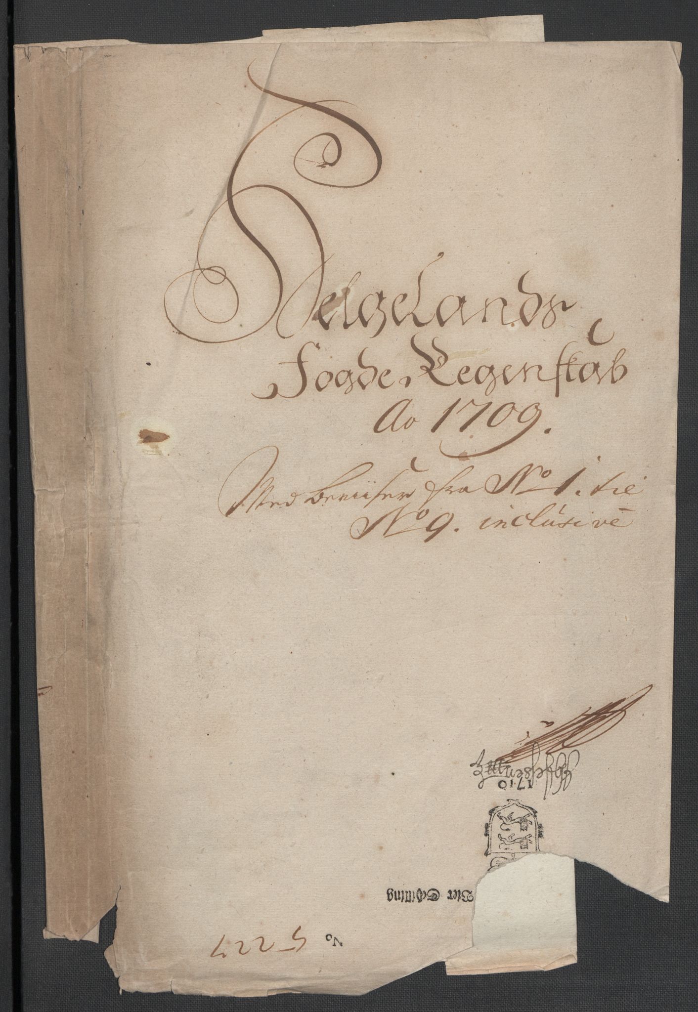 Rentekammeret inntil 1814, Reviderte regnskaper, Fogderegnskap, AV/RA-EA-4092/R65/L4510: Fogderegnskap Helgeland, 1708-1709, p. 133