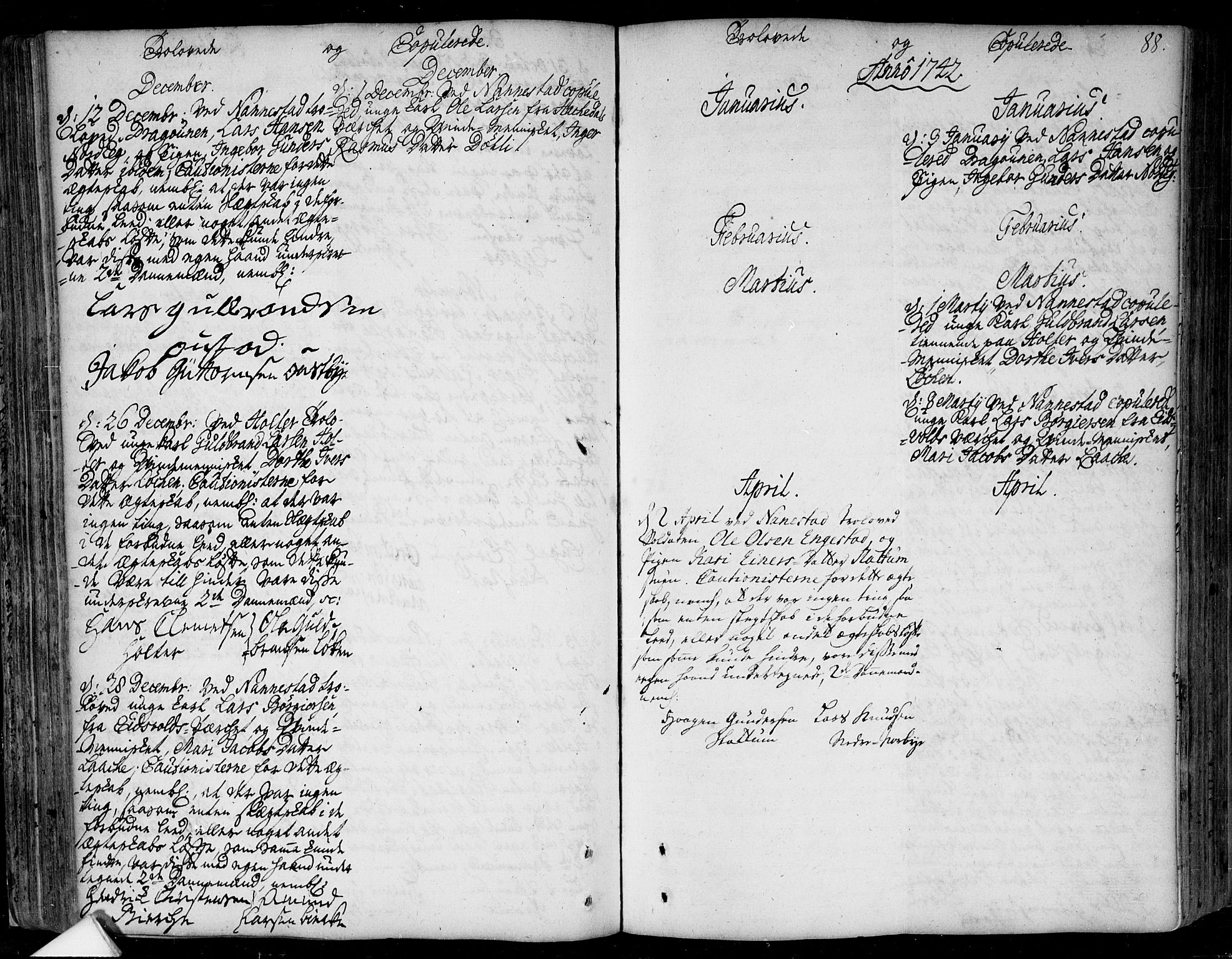 Nannestad prestekontor Kirkebøker, SAO/A-10414a/F/Fa/L0006: Parish register (official) no. I 6, 1739-1754, p. 88