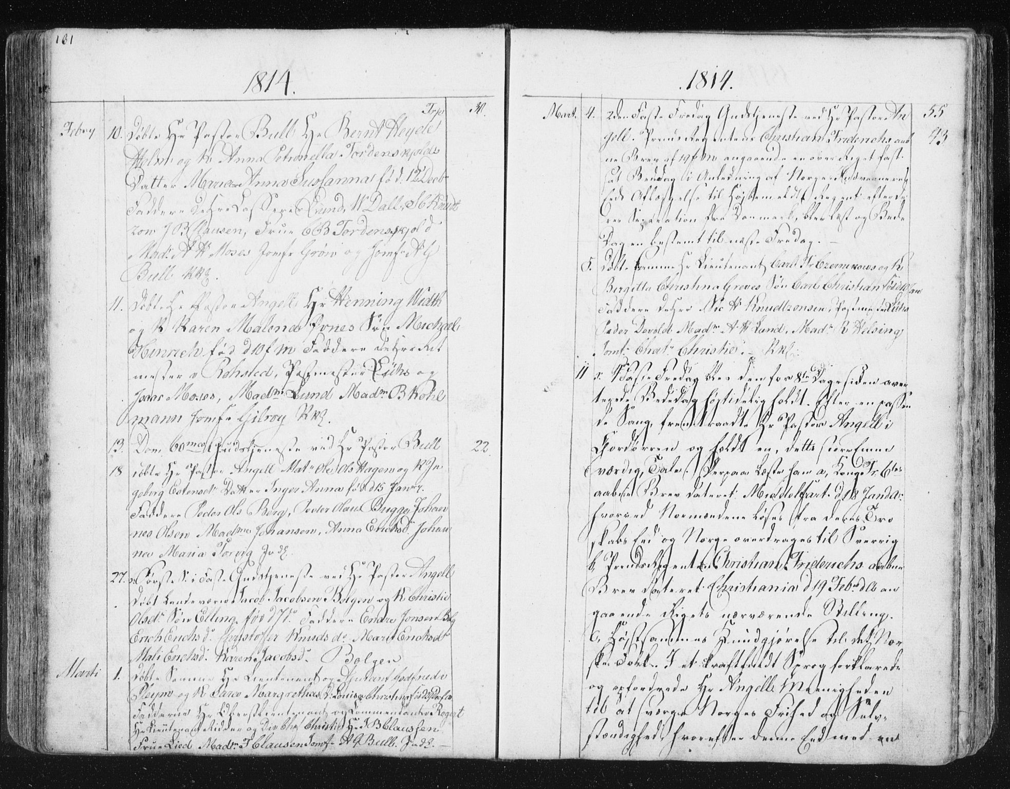 Ministerialprotokoller, klokkerbøker og fødselsregistre - Møre og Romsdal, SAT/A-1454/572/L0841: Parish register (official) no. 572A04, 1784-1819, p. 161