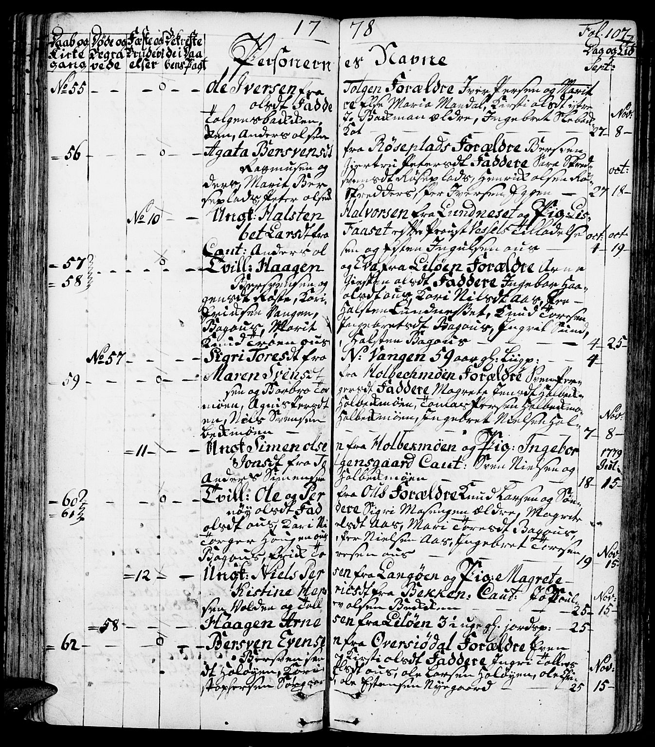 Tolga prestekontor, AV/SAH-PREST-062/K/L0002: Parish register (official) no. 2, 1768-1786, p. 107