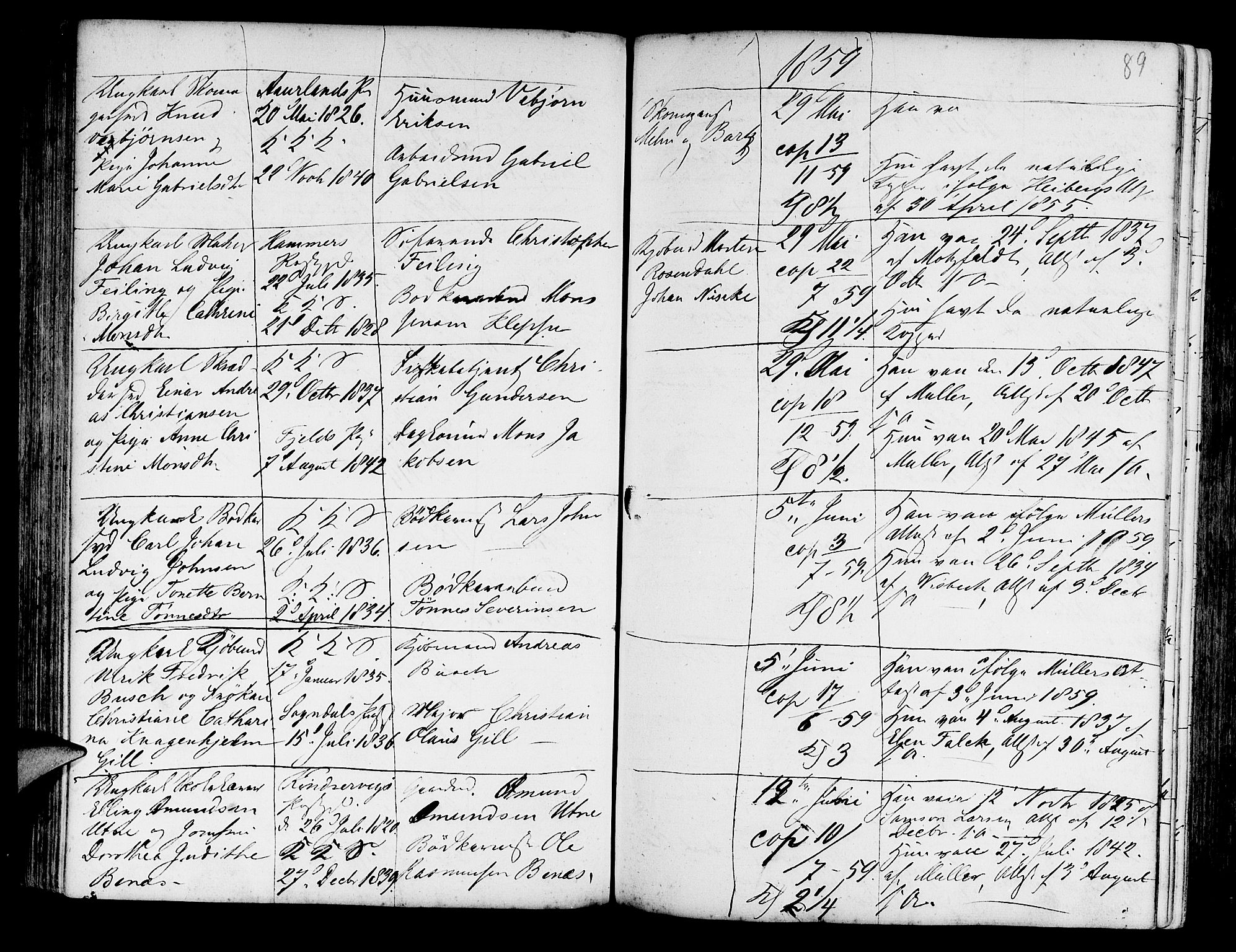 Korskirken sokneprestembete, AV/SAB-A-76101/H/Haa/L0009: Parish register (official) no. A 9, 1743-1861, p. 89