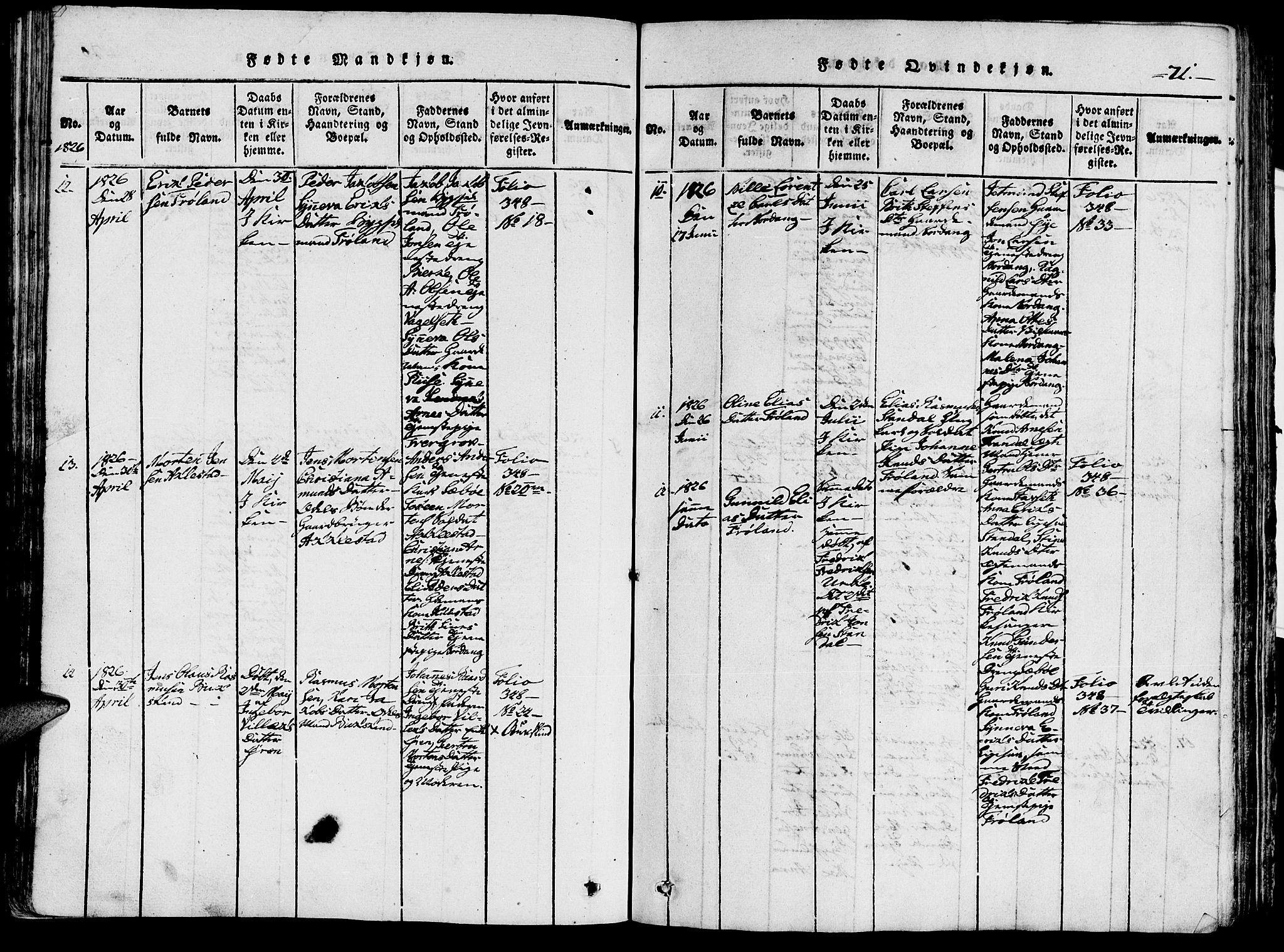 Ministerialprotokoller, klokkerbøker og fødselsregistre - Møre og Romsdal, AV/SAT-A-1454/515/L0207: Parish register (official) no. 515A03, 1819-1829, p. 71