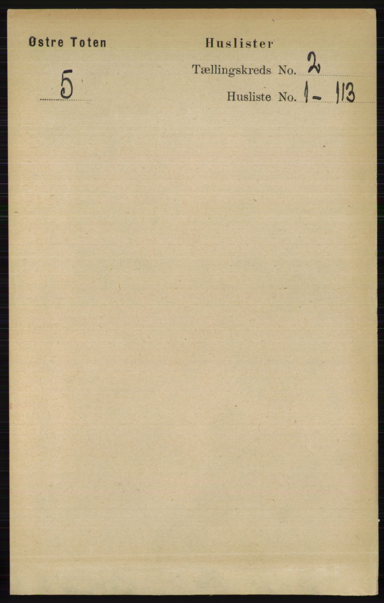 RA, 1891 census for 0528 Østre Toten, 1891, p. 678