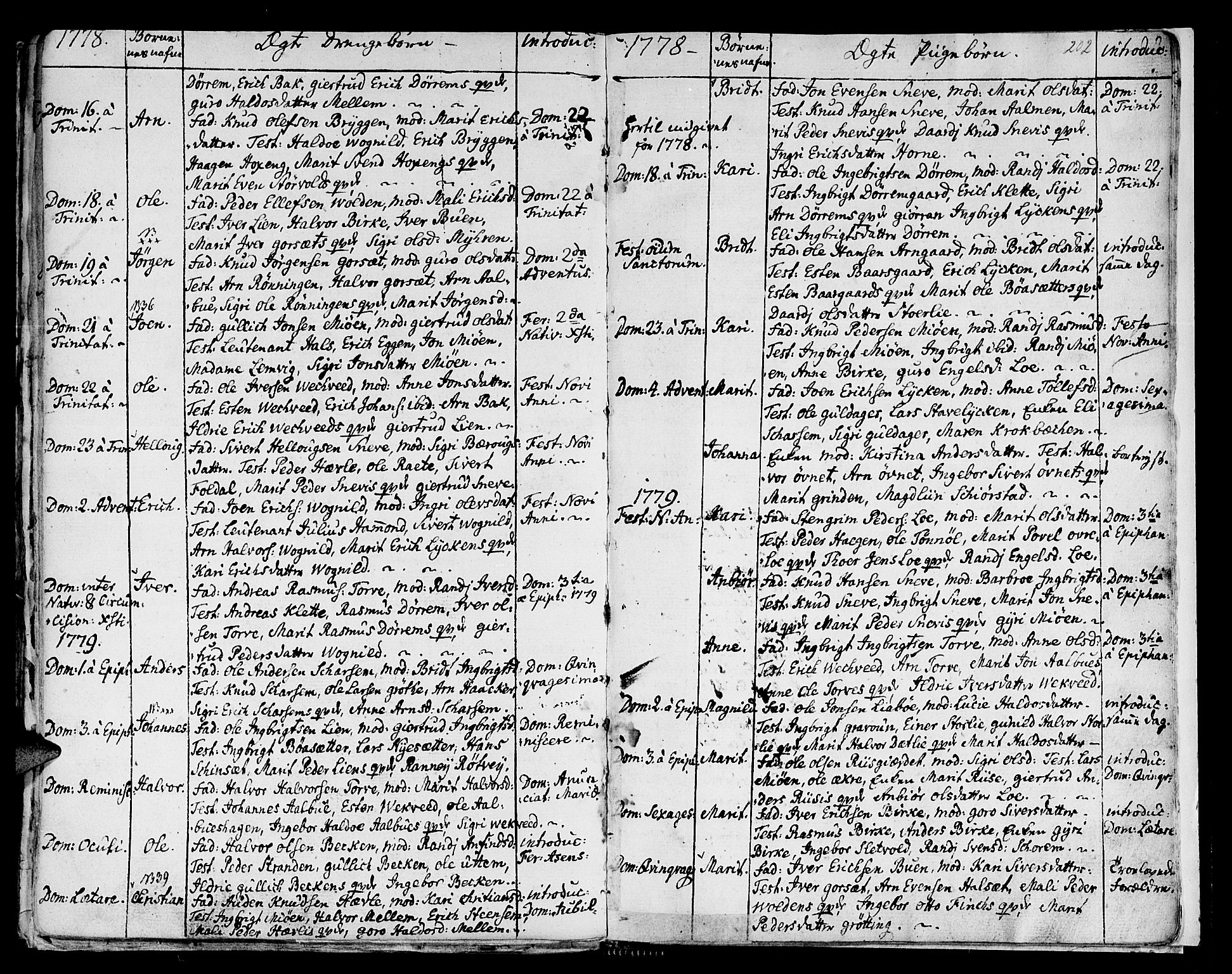 Ministerialprotokoller, klokkerbøker og fødselsregistre - Sør-Trøndelag, SAT/A-1456/678/L0891: Parish register (official) no. 678A01, 1739-1780, p. 202