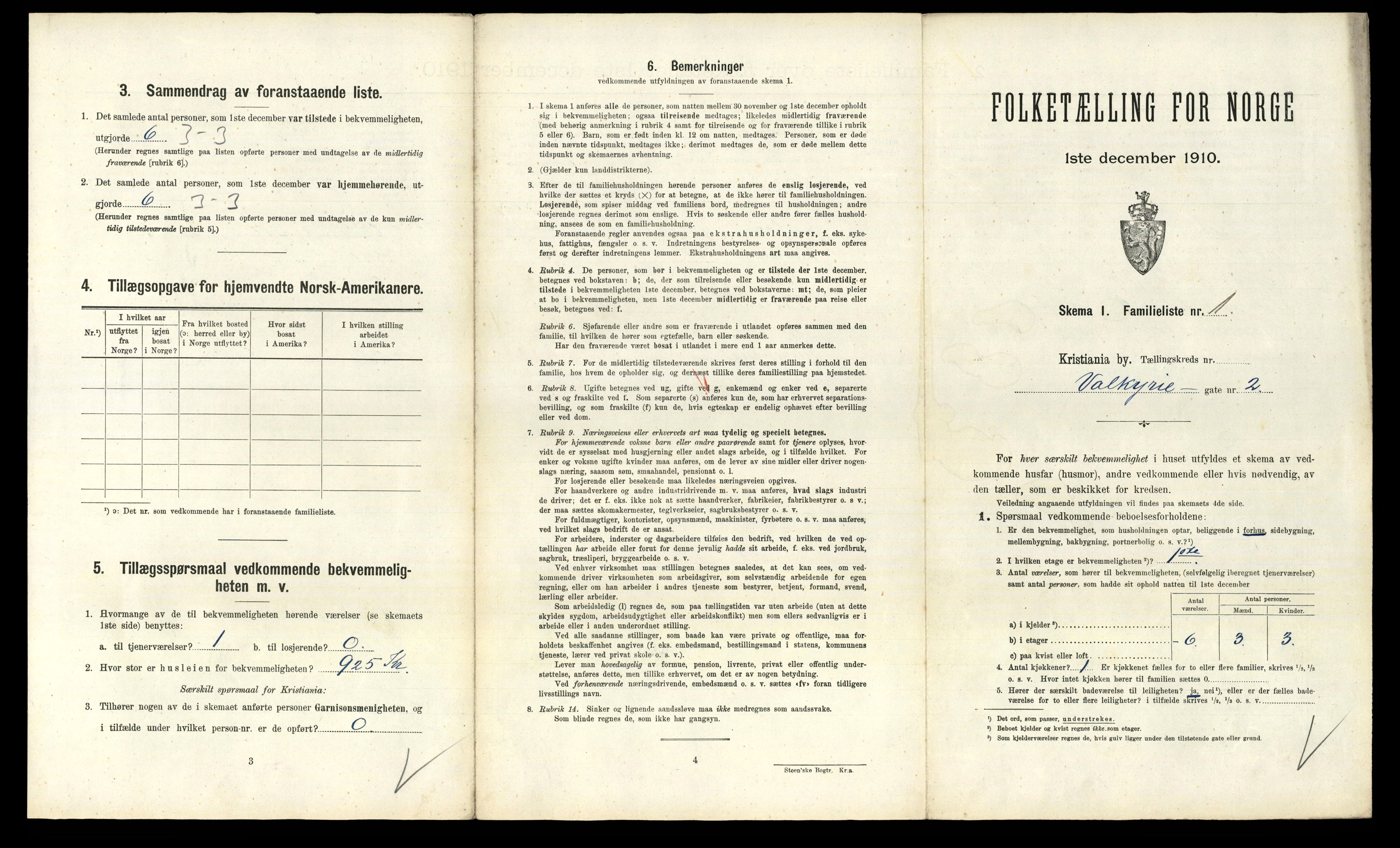 RA, 1910 census for Kristiania, 1910, p. 116665