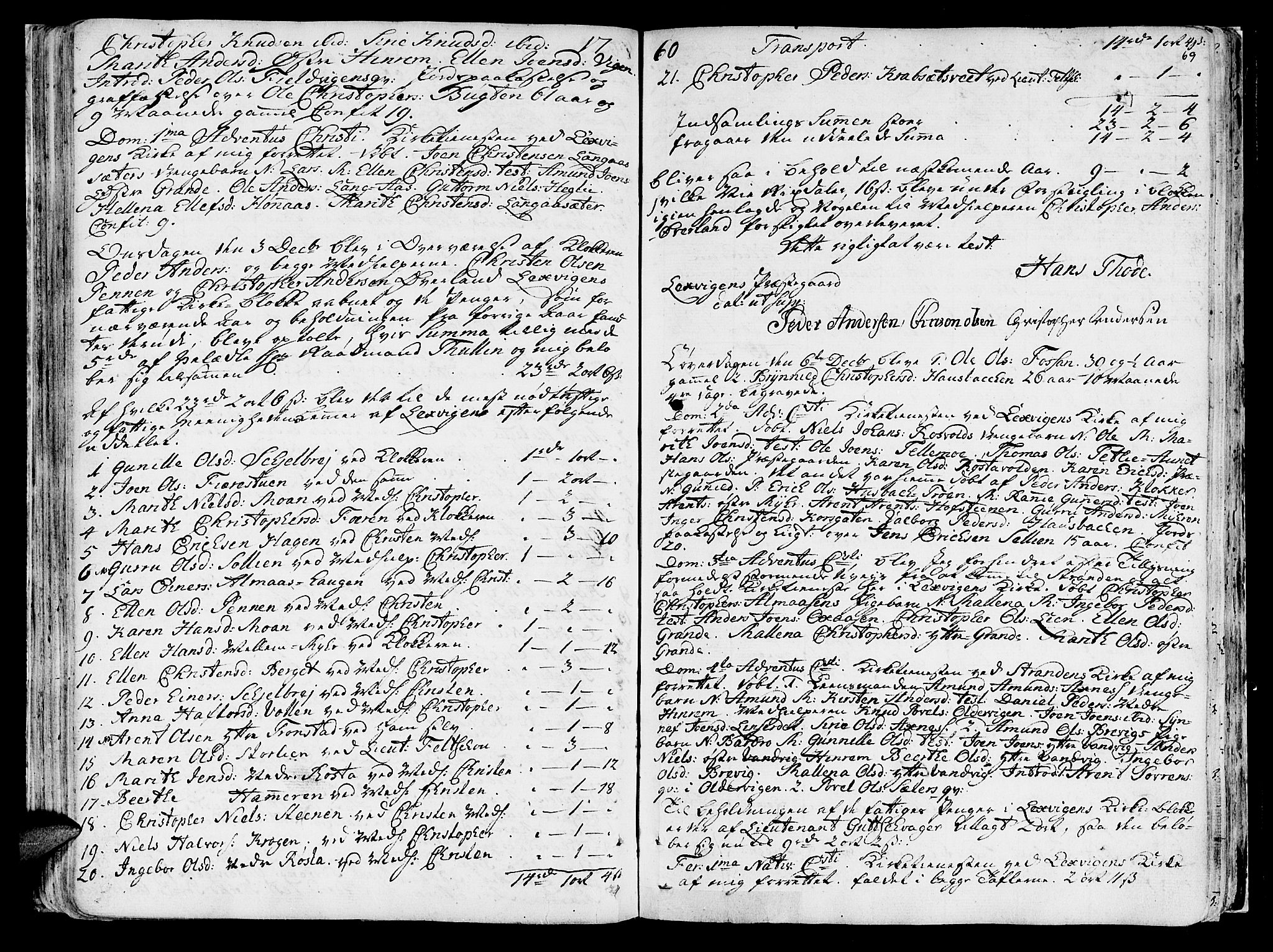 Ministerialprotokoller, klokkerbøker og fødselsregistre - Nord-Trøndelag, SAT/A-1458/701/L0003: Parish register (official) no. 701A03, 1751-1783, p. 69