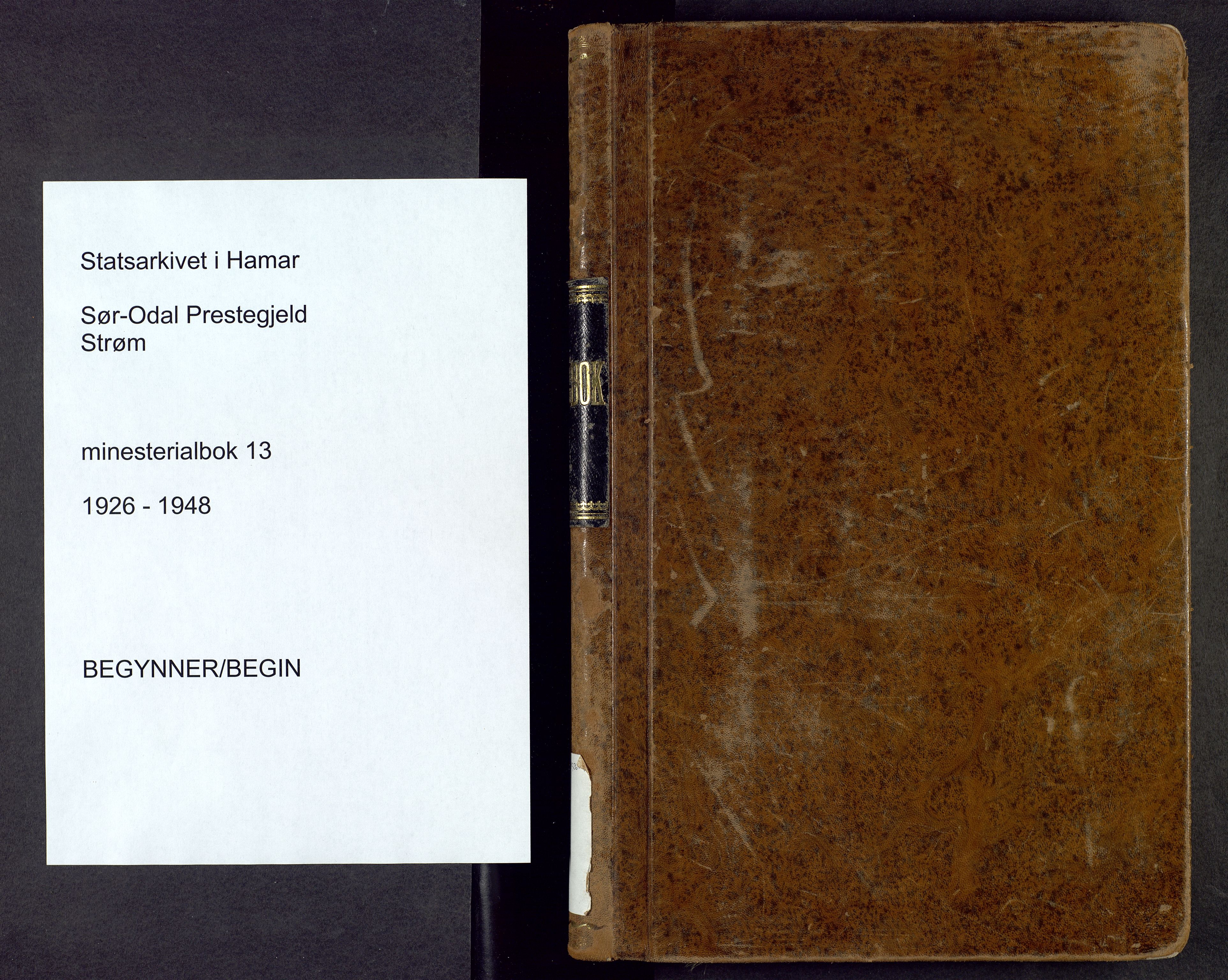 Sør-Odal prestekontor, SAH/PREST-030/H/Ha/Haa/L0013: Parish register (official) no. 13, 1926-1948