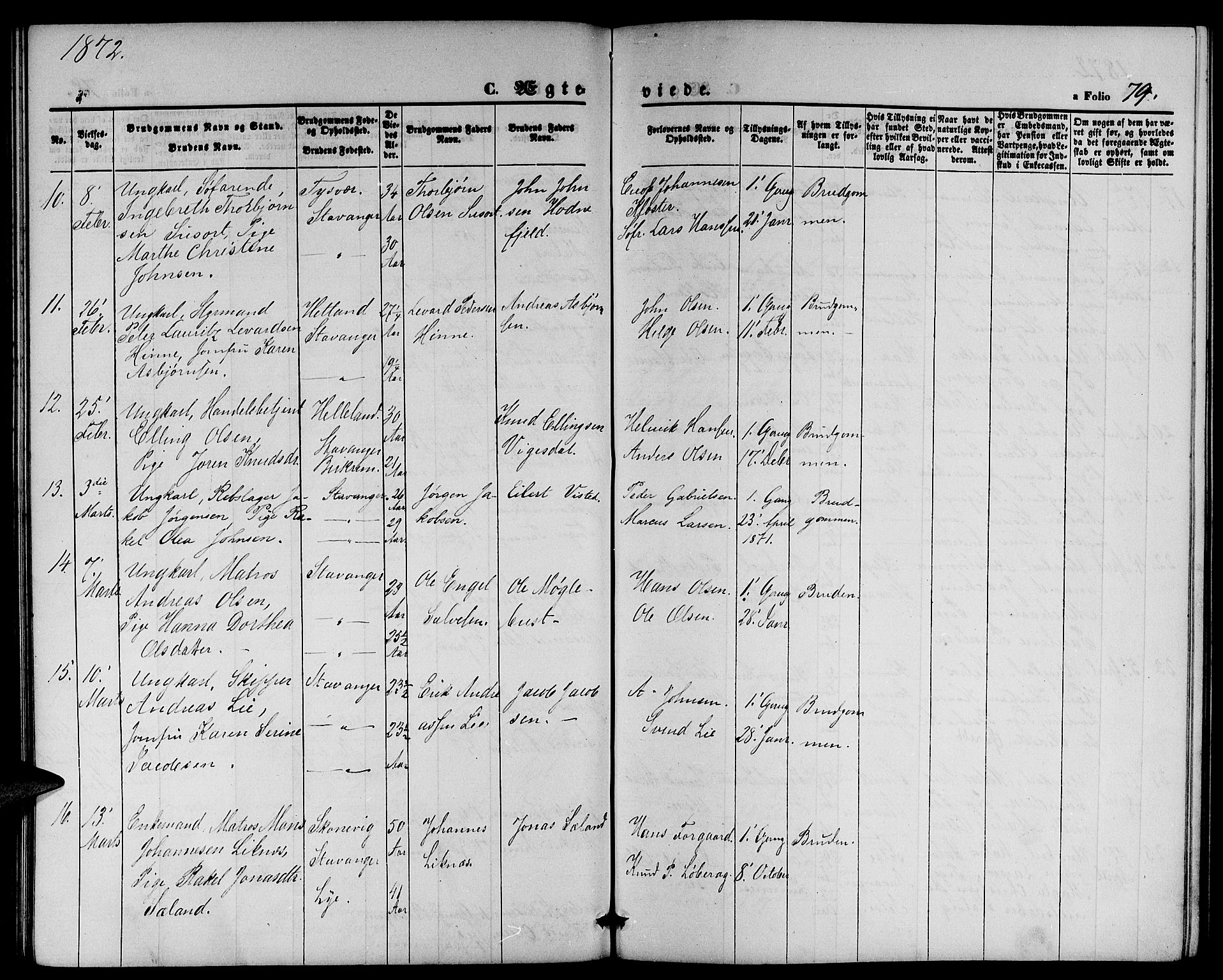 St. Petri sokneprestkontor, AV/SAST-A-101813/001/30/30BB/L0002: Parish register (copy) no. B 2, 1865-1885, p. 79