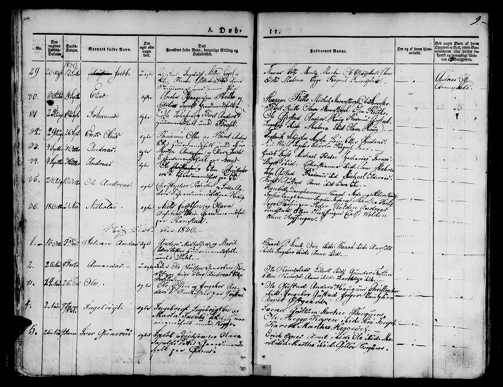 Ministerialprotokoller, klokkerbøker og fødselsregistre - Nord-Trøndelag, SAT/A-1458/746/L0445: Parish register (official) no. 746A04, 1826-1846, p. 9