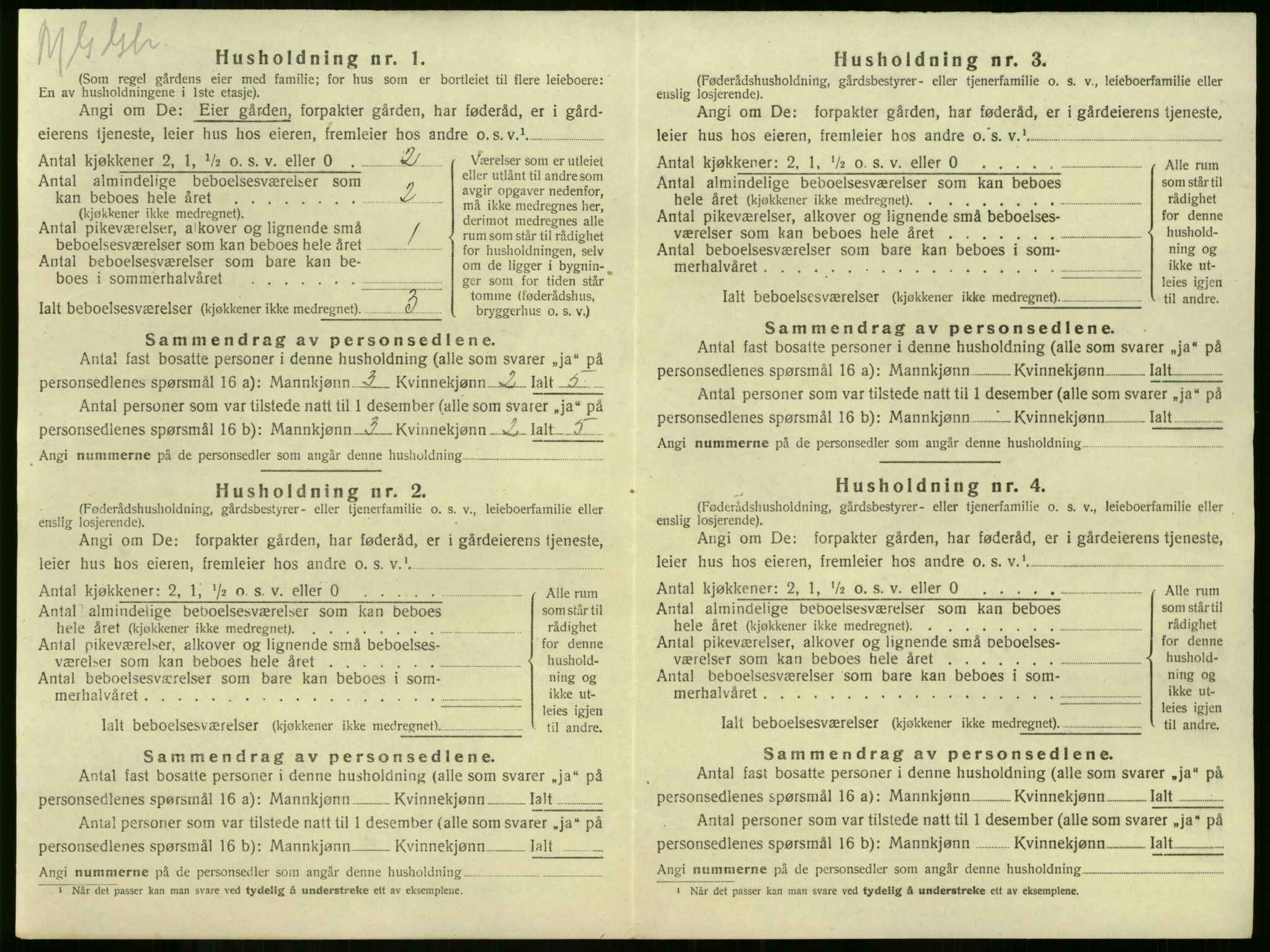 SAKO, 1920 census for Våle, 1920, p. 188