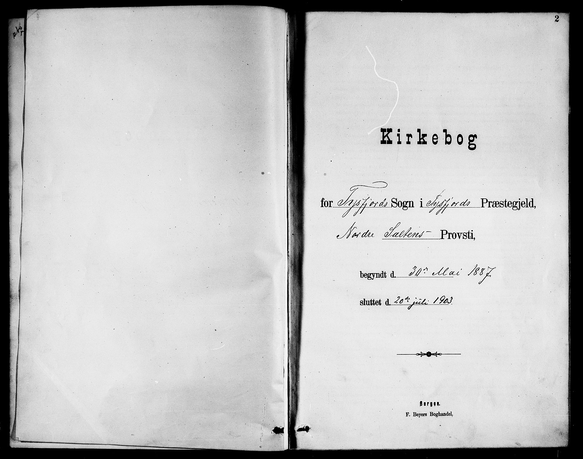 Ministerialprotokoller, klokkerbøker og fødselsregistre - Nordland, AV/SAT-A-1459/861/L0876: Parish register (copy) no. 861C02, 1887-1903, p. 2