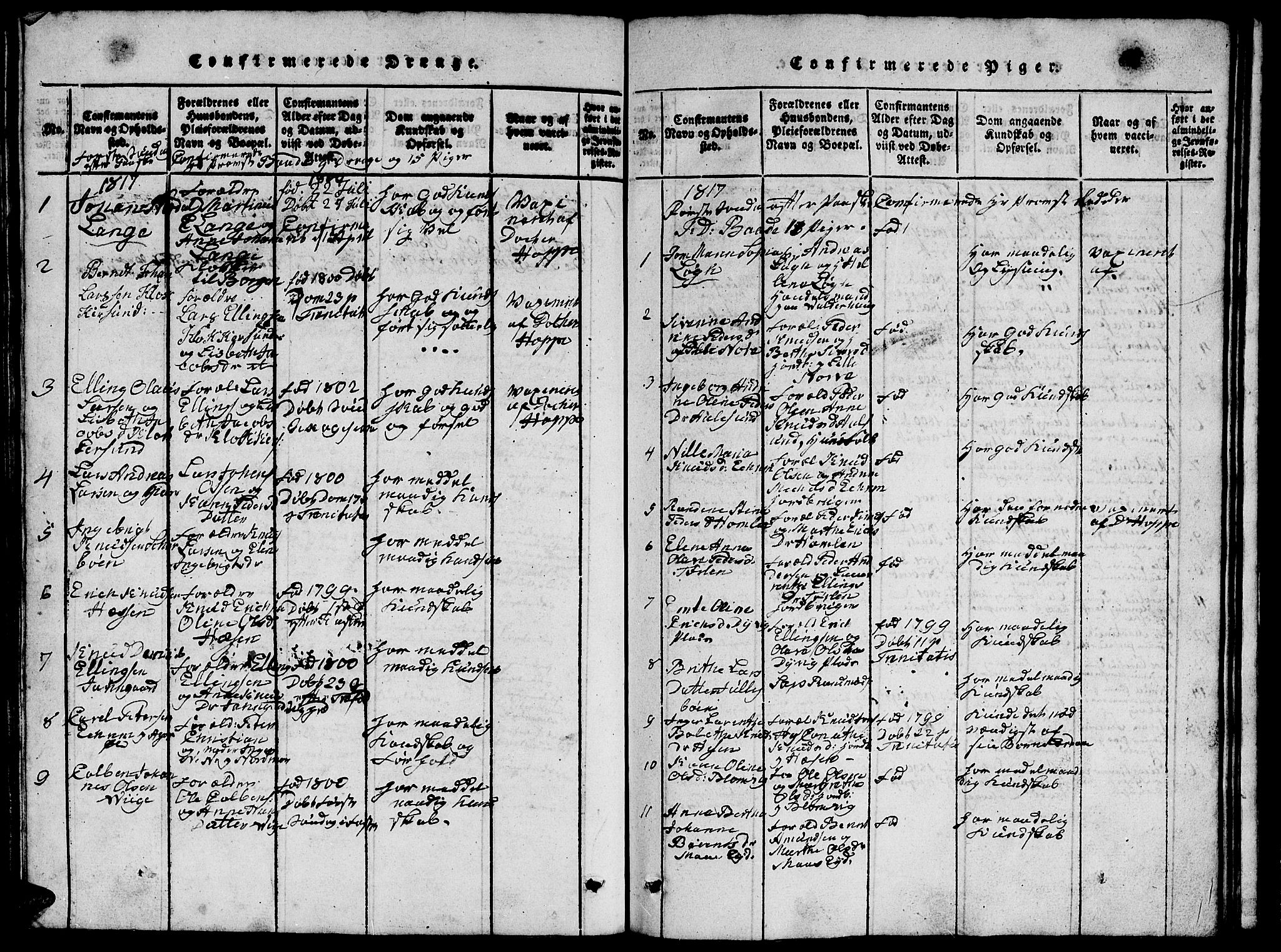 Ministerialprotokoller, klokkerbøker og fødselsregistre - Møre og Romsdal, AV/SAT-A-1454/528/L0423: Parish register (copy) no. 528C04, 1816-1827