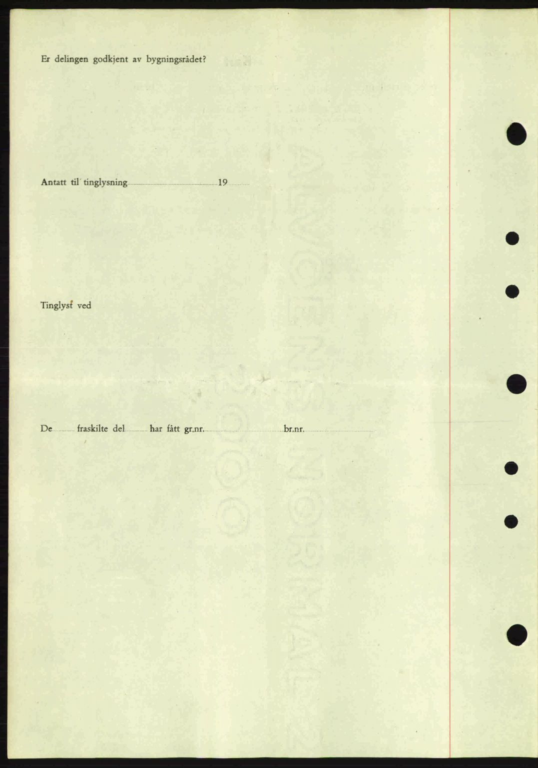 Nordre Sunnmøre sorenskriveri, AV/SAT-A-0006/1/2/2C/2Ca: Mortgage book no. A19, 1944-1945, Diary no: : 572/1945