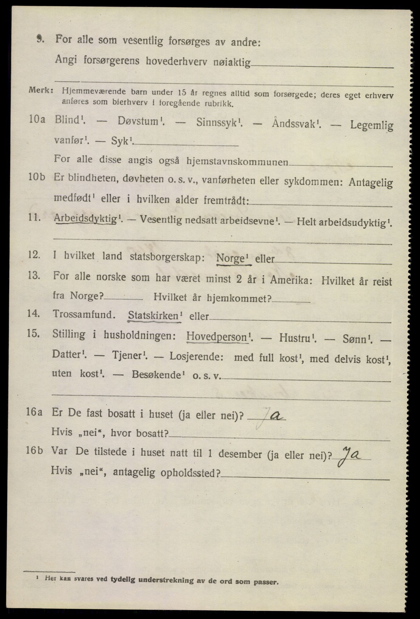 SAKO, 1920 census for Nore, 1920, p. 1801