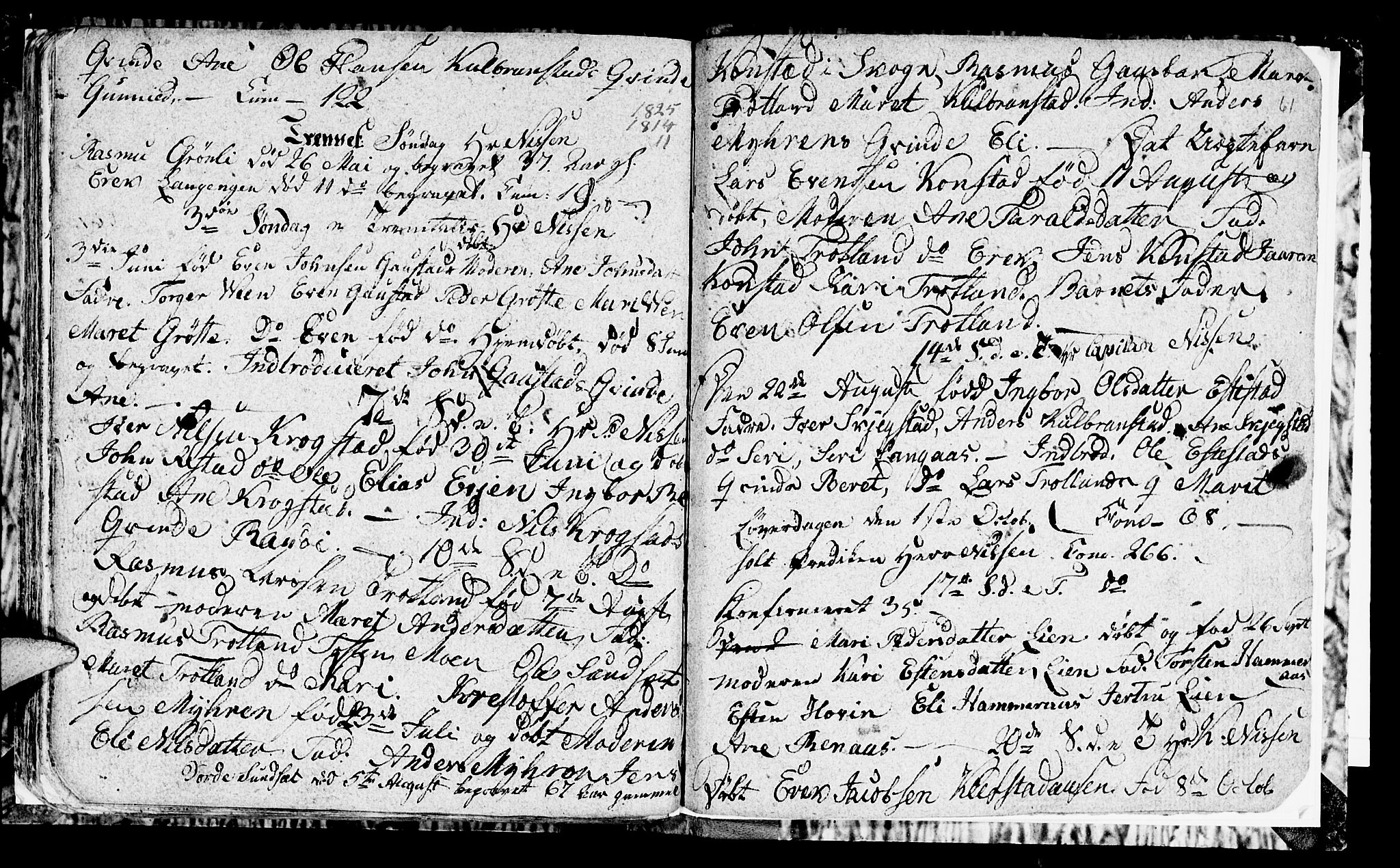 Ministerialprotokoller, klokkerbøker og fødselsregistre - Sør-Trøndelag, SAT/A-1456/694/L1129: Parish register (copy) no. 694C01, 1793-1815, p. 61