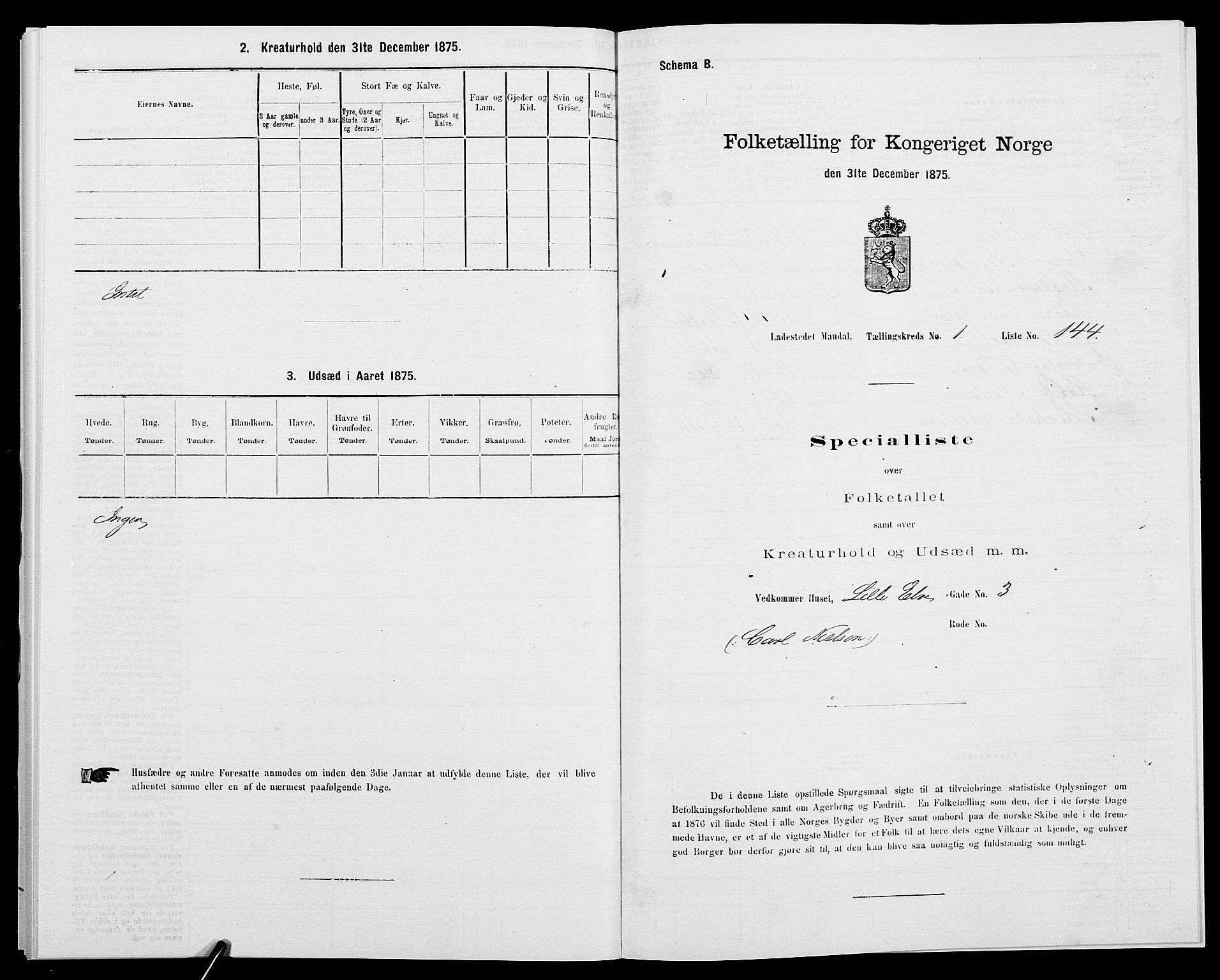 SAK, 1875 census for 1002B Mandal/Mandal, 1875, p. 313