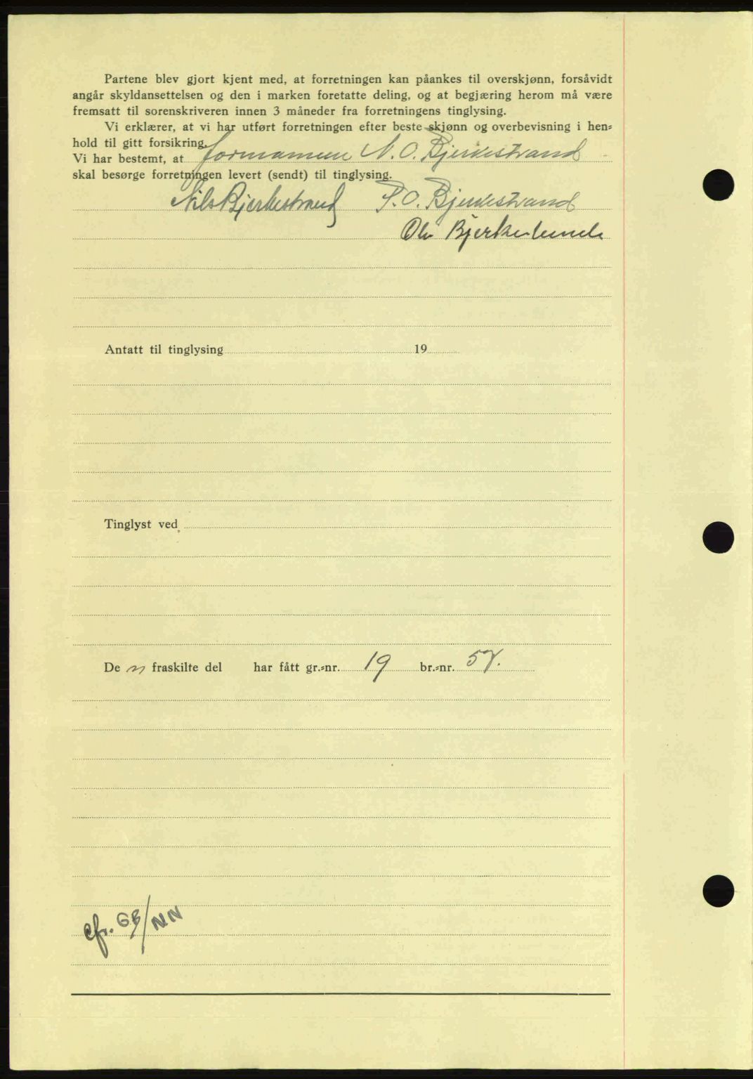 Nordmøre sorenskriveri, AV/SAT-A-4132/1/2/2Ca: Mortgage book no. A91, 1941-1942, Diary no: : 2386/1941