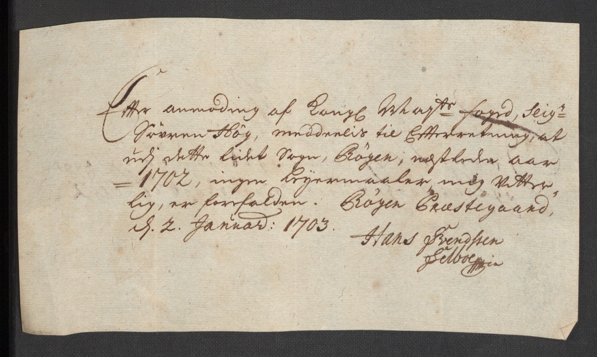 Rentekammeret inntil 1814, Reviderte regnskaper, Fogderegnskap, AV/RA-EA-4092/R30/L1698: Fogderegnskap Hurum, Røyken, Eiker og Lier, 1702, p. 26