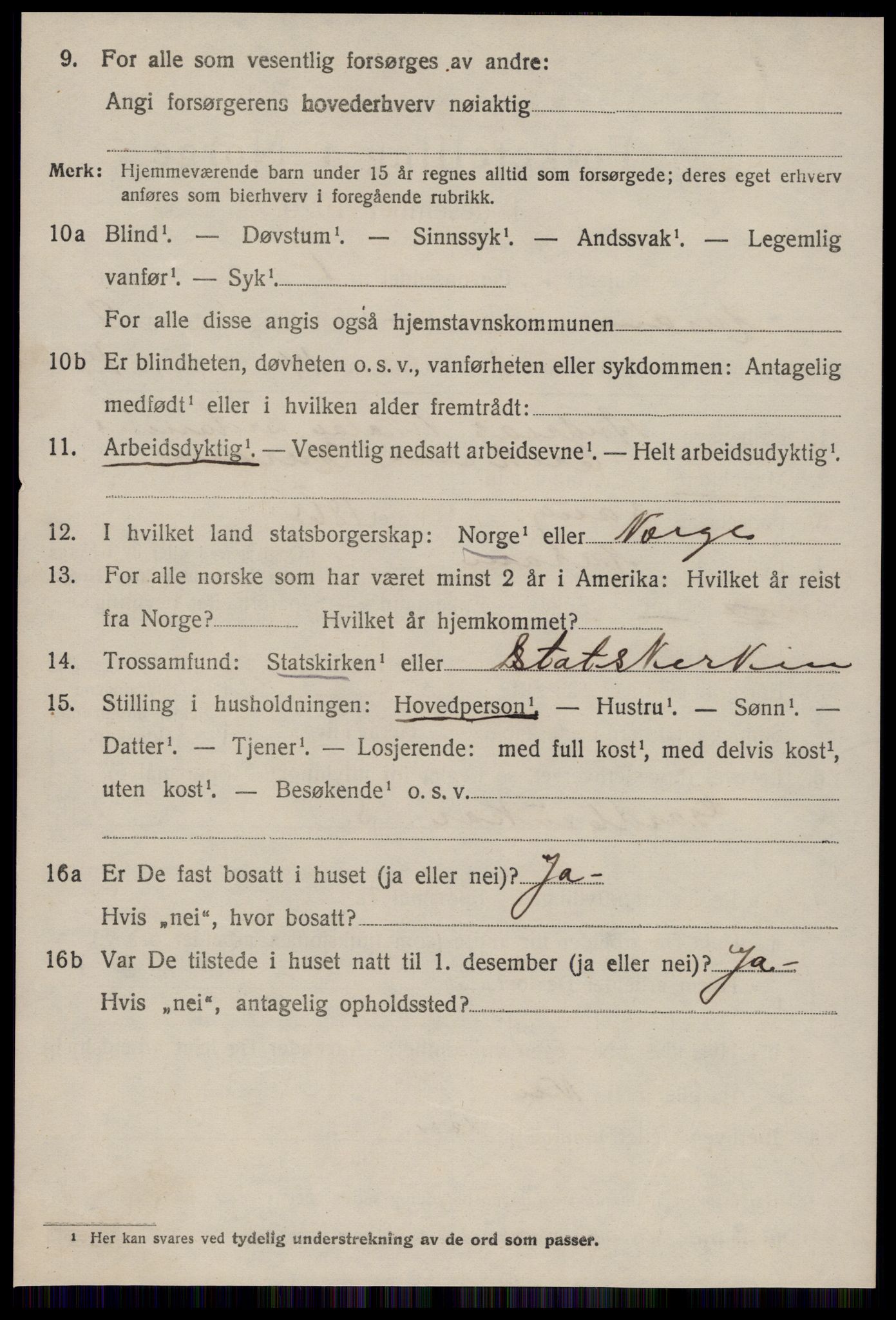 SAT, 1920 census for Haram, 1920, p. 5048