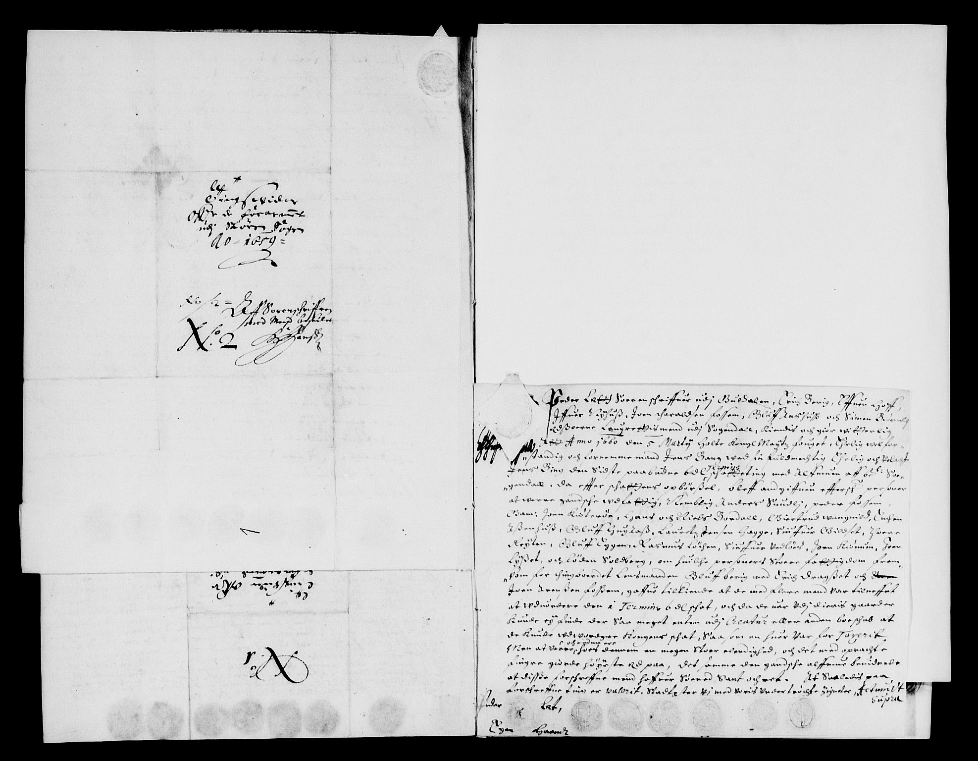 Rentekammeret inntil 1814, Reviderte regnskaper, Lensregnskaper, AV/RA-EA-5023/R/Rb/Rbw/L0139: Trondheim len, 1659-1660