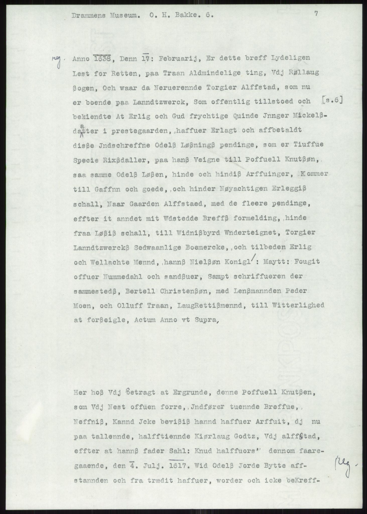 Samlinger til kildeutgivelse, Diplomavskriftsamlingen, AV/RA-EA-4053/H/Ha, p. 1438