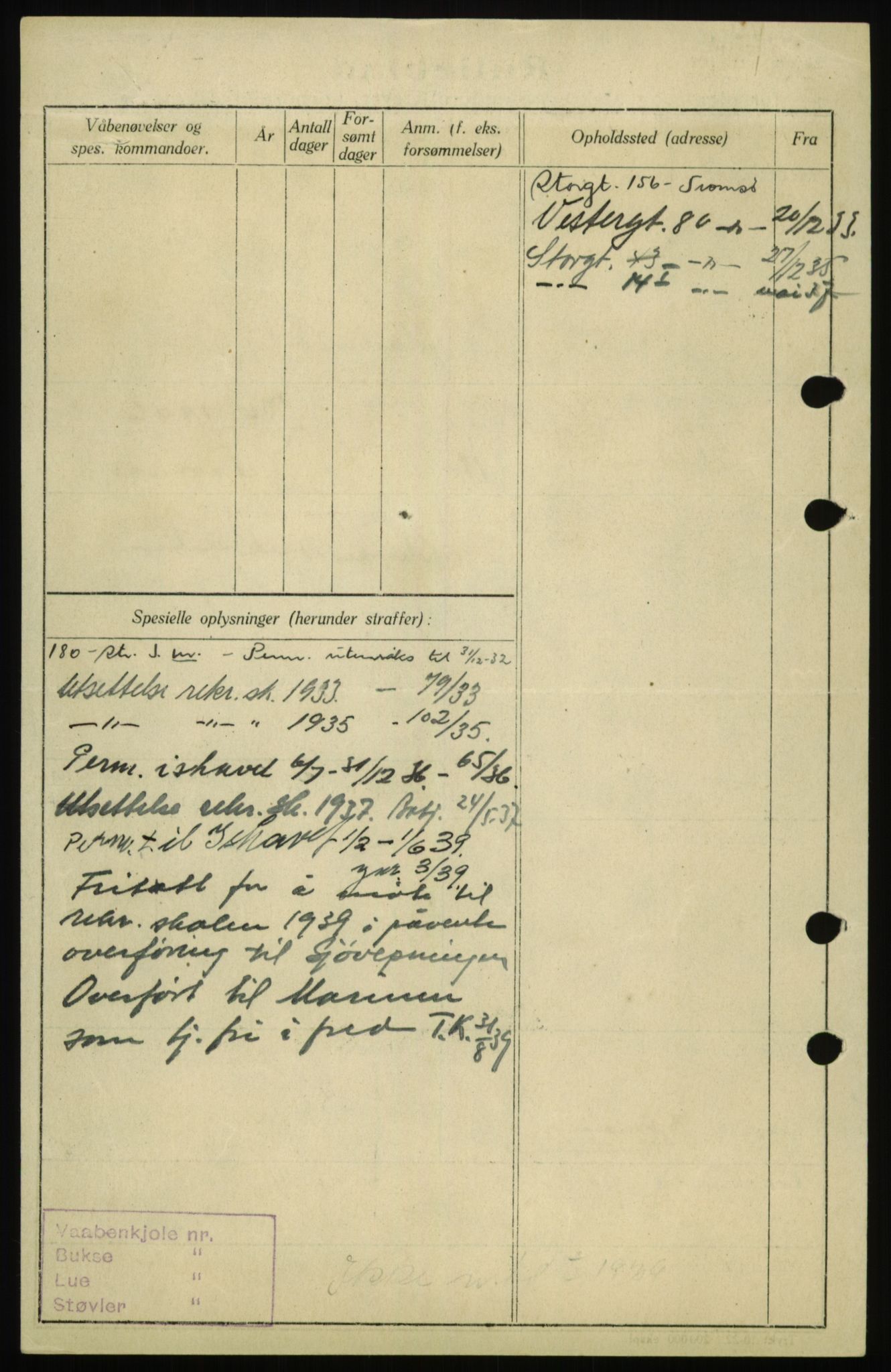 Forsvaret, Troms infanteriregiment nr. 16, AV/RA-RAFA-3146/P/Pa/L0017: Rulleblad for regimentets menige mannskaper, årsklasse 1933, 1933, p. 518