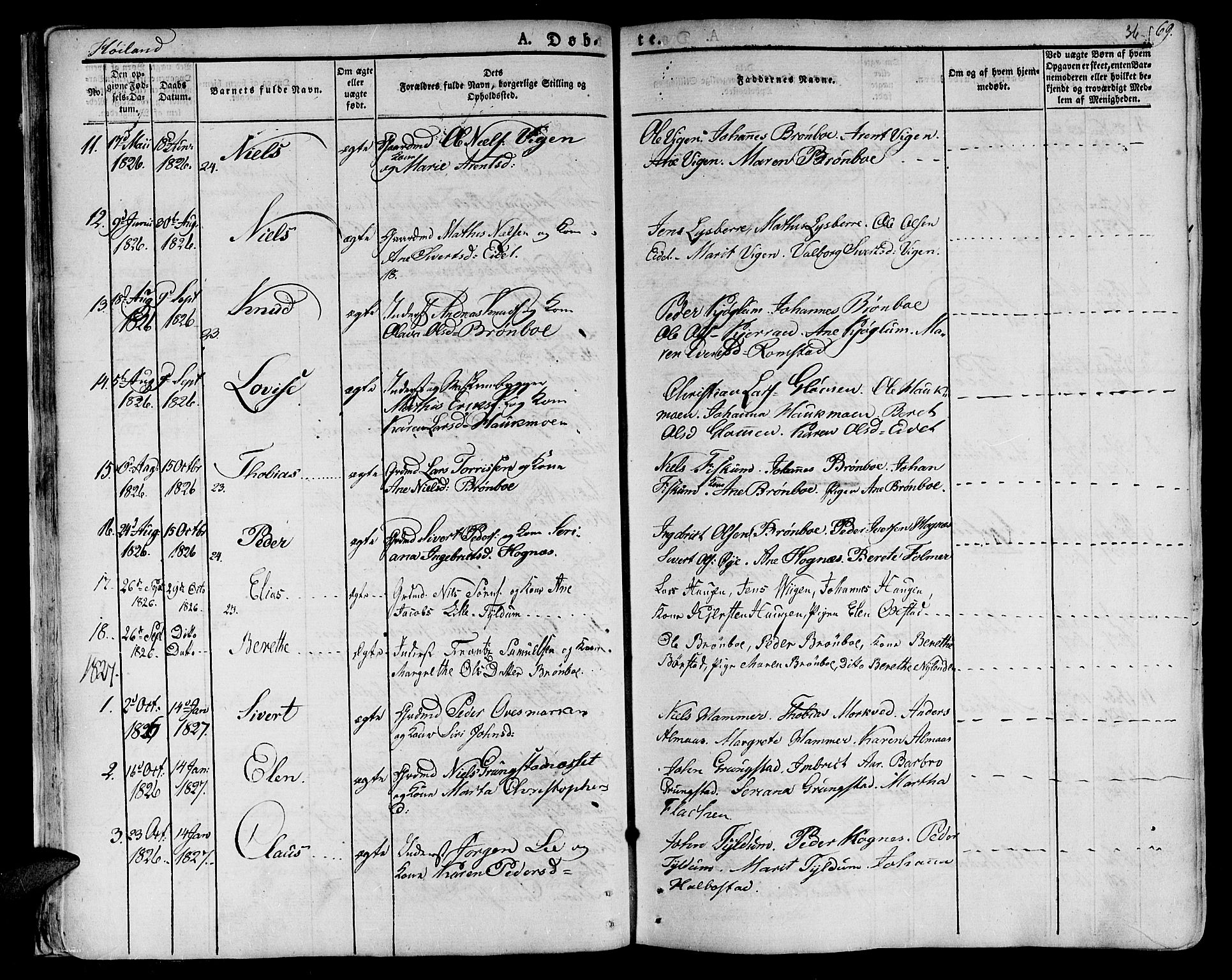 Ministerialprotokoller, klokkerbøker og fødselsregistre - Nord-Trøndelag, AV/SAT-A-1458/758/L0510: Parish register (official) no. 758A01 /2, 1821-1841, p. 36