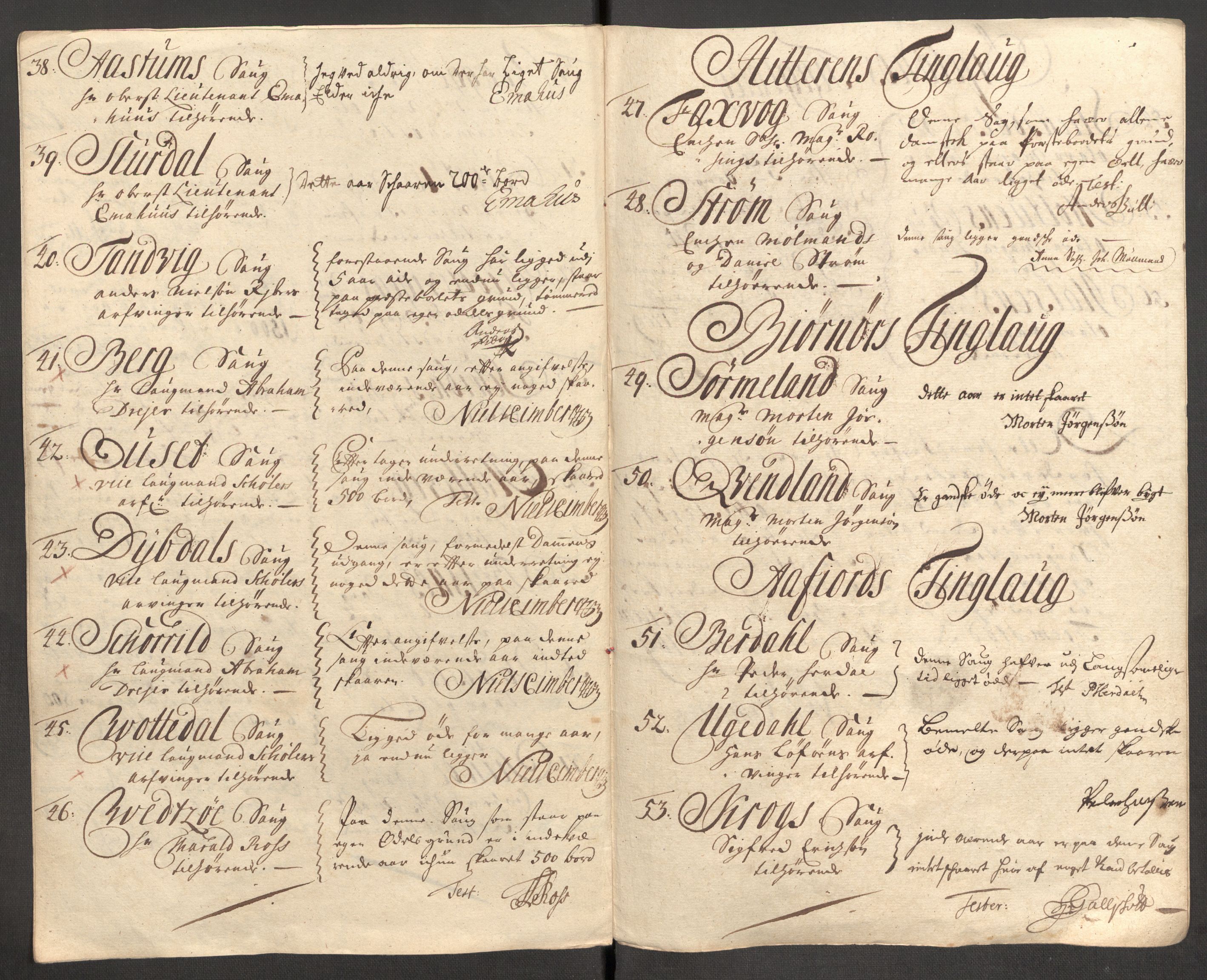 Rentekammeret inntil 1814, Reviderte regnskaper, Fogderegnskap, AV/RA-EA-4092/R57/L3858: Fogderegnskap Fosen, 1708-1709, p. 282