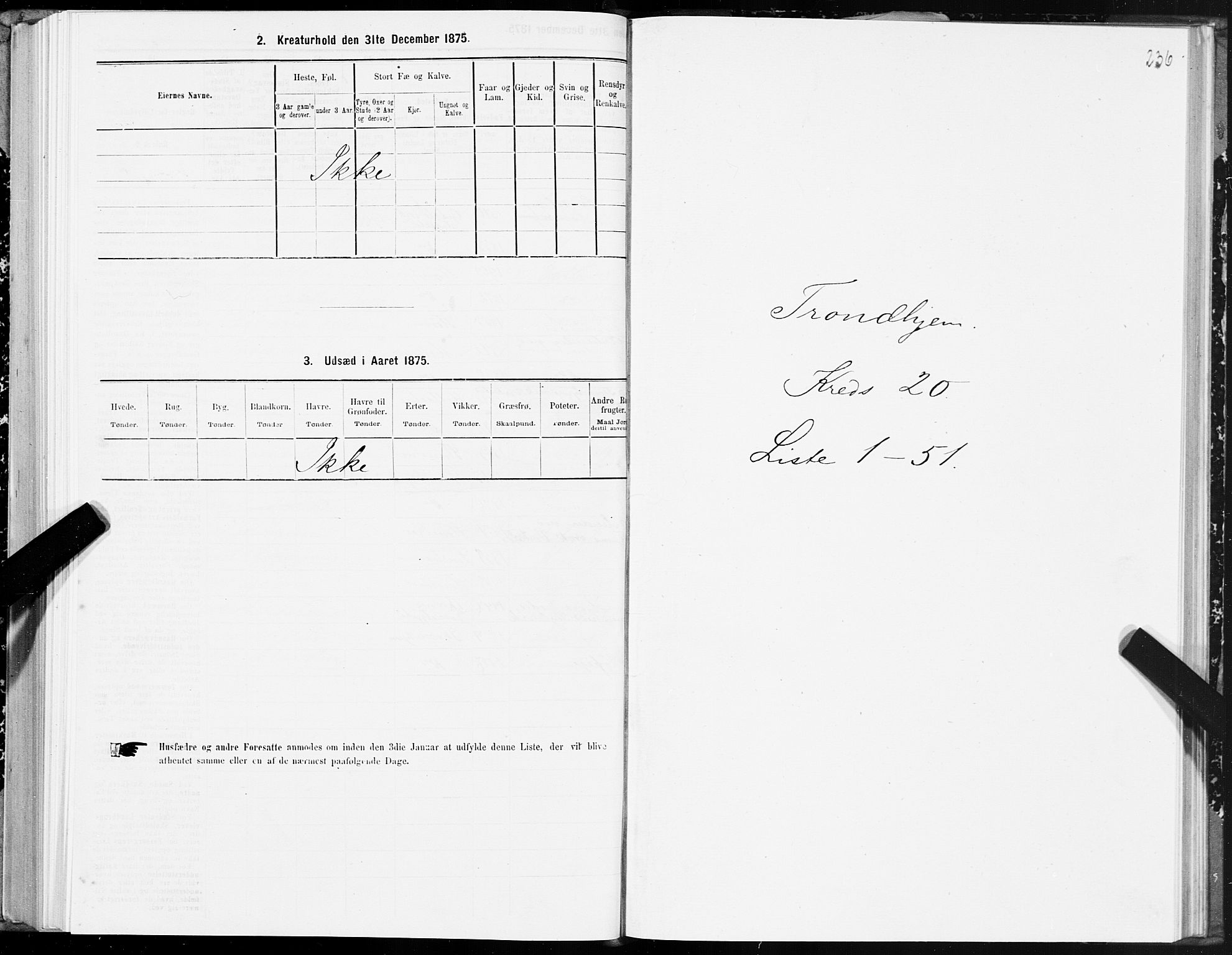 SAT, 1875 census for 1601 Trondheim, 1875, p. 10236