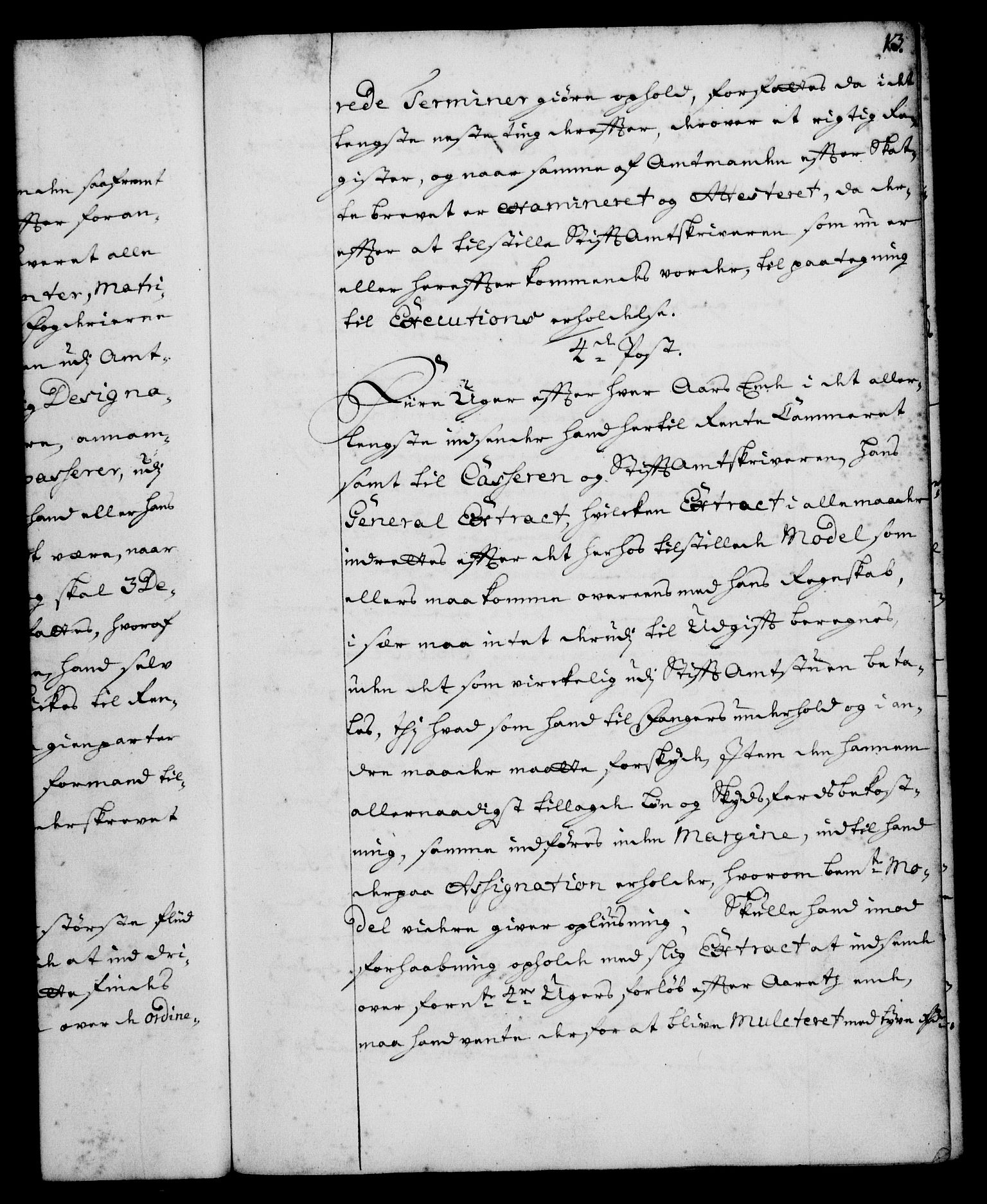Rentekammeret, Kammerkanselliet, RA/EA-3111/G/Gg/Ggi/L0001: Norsk instruksjonsprotokoll med register (merket RK 53.34), 1720-1729, p. 13