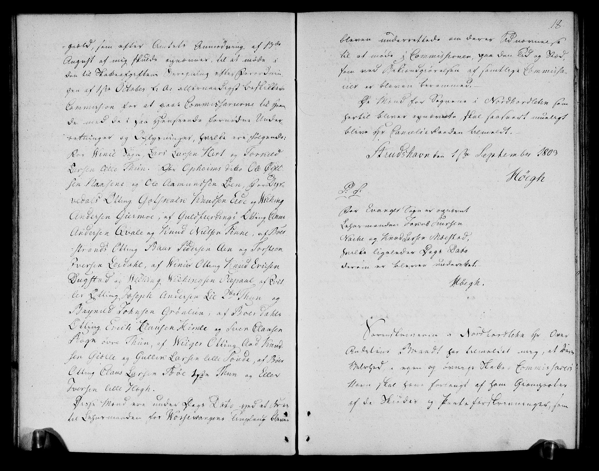 Rentekammeret inntil 1814, Realistisk ordnet avdeling, AV/RA-EA-4070/N/Ne/Nea/L0110: Nordhordland og Voss fogderi. Deliberasjonsprotokoll, 1803, p. 21